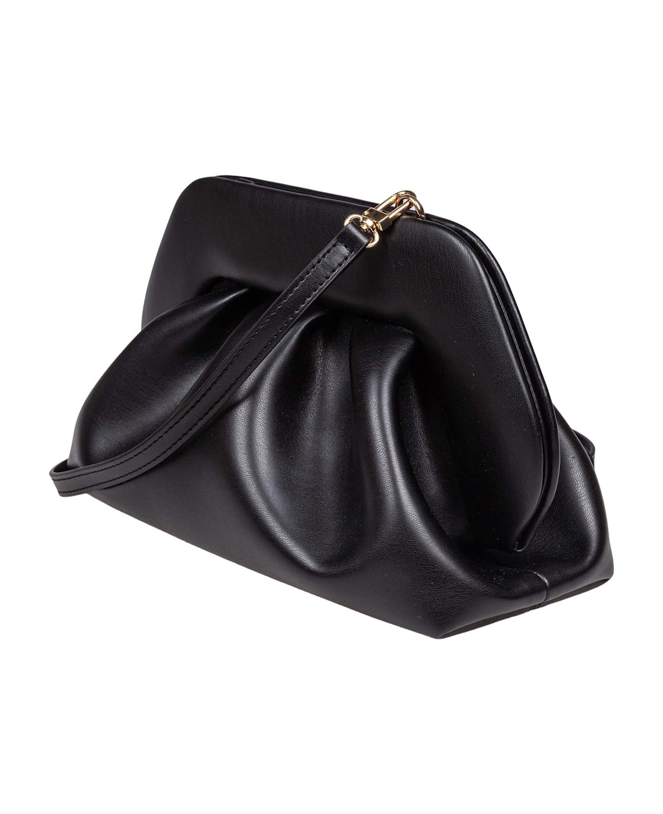 THEMOIRè Vegan Fabric Clutch Bag Color Black - Black