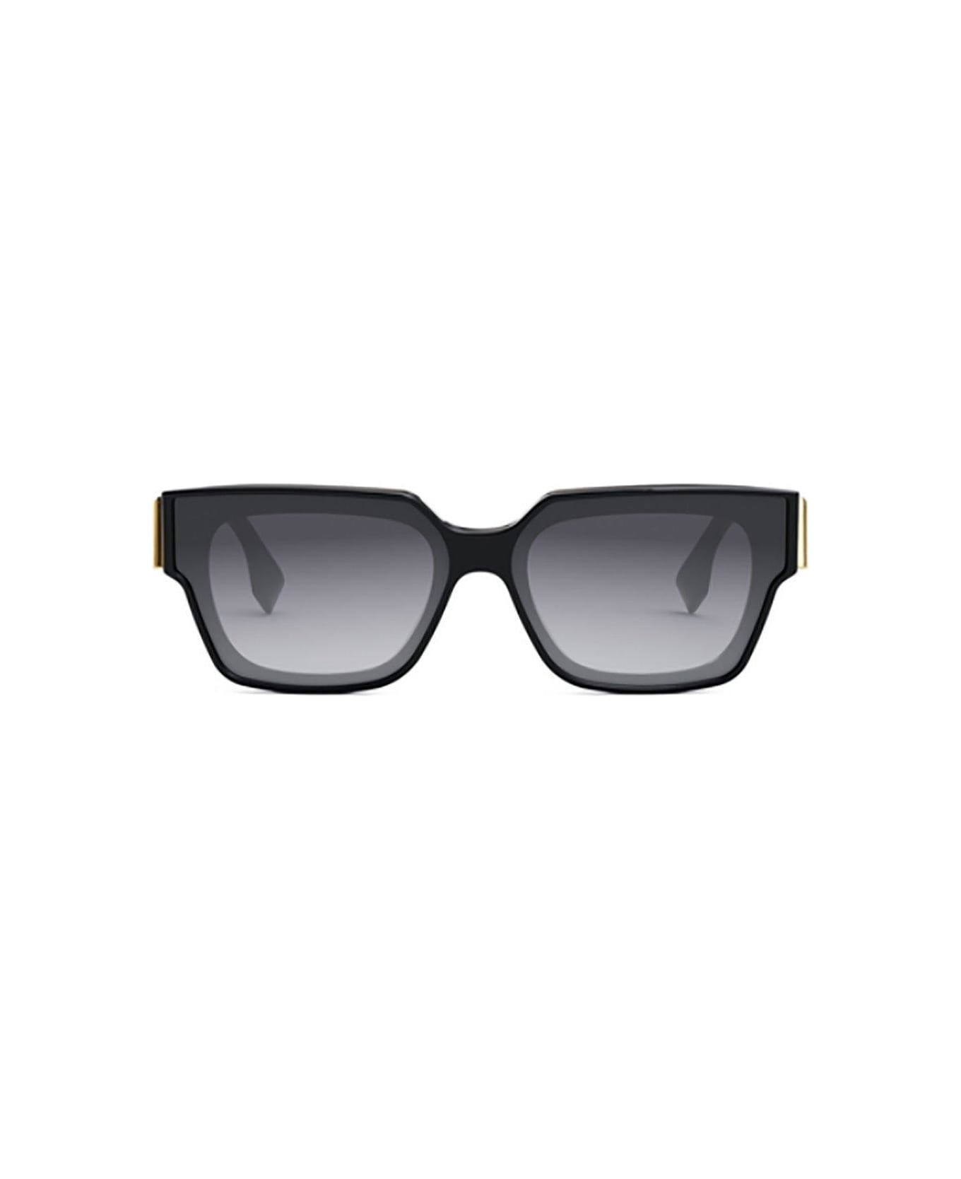 Fendi Eyewear Rectangular Frame Sunglasses - 01b