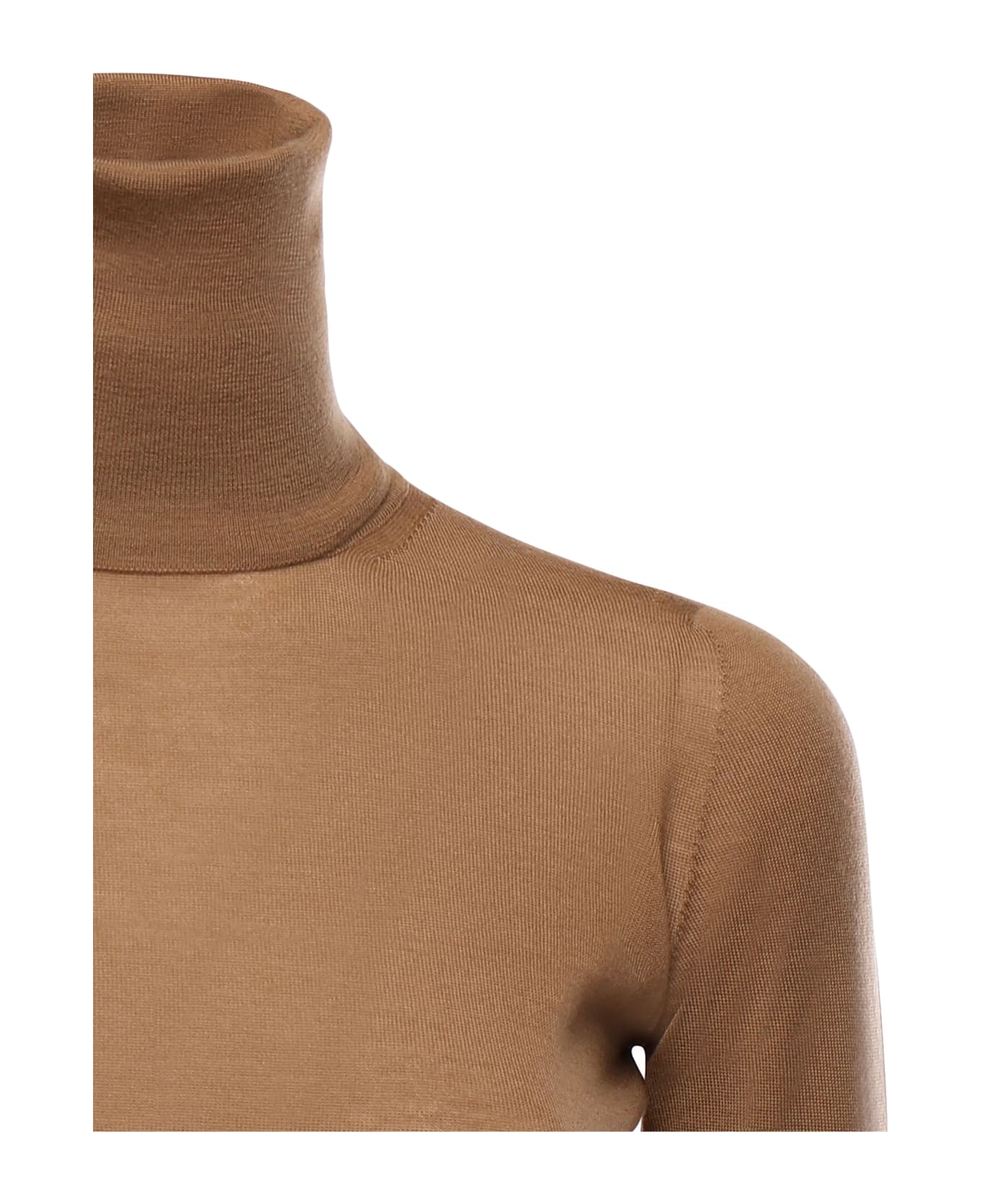 Max Mara Wool Turtleneck - Brown