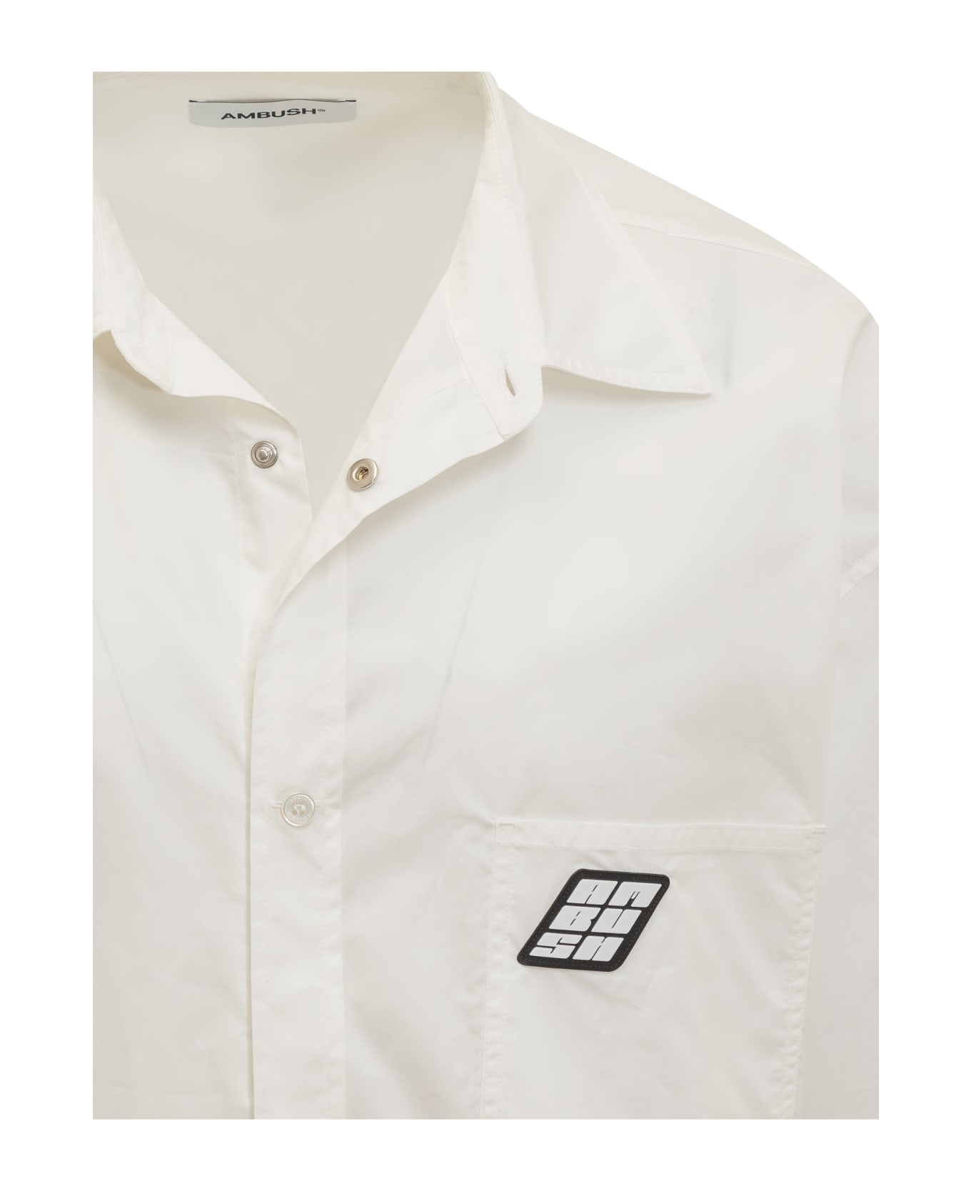 AMBUSH Buttons Bowling Shirt - WHITE