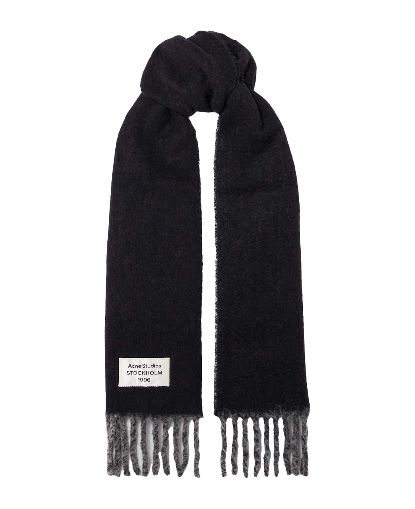 Acne Studios Acne Scarfs - BLACK MELANGE