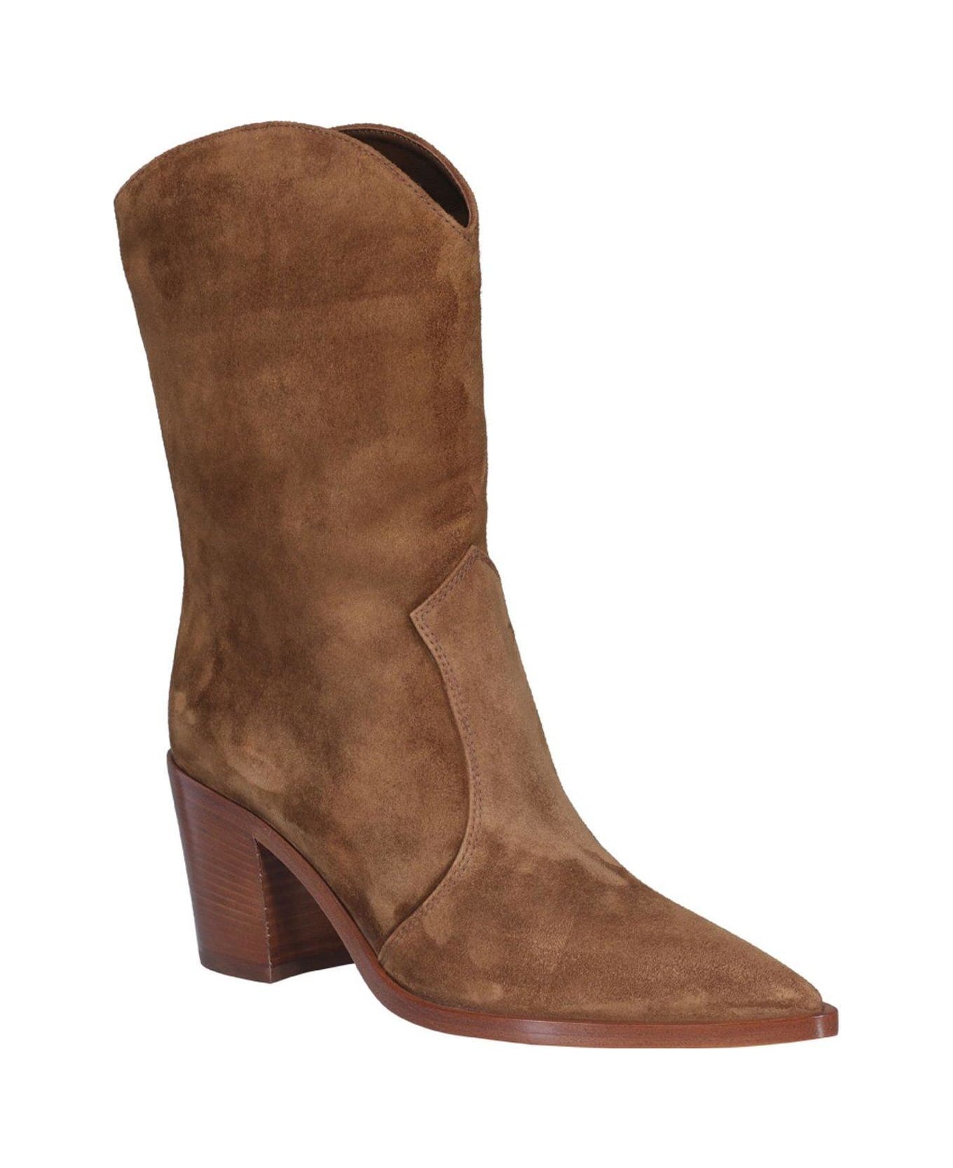 Gianvito Rossi Denver Pointed-toe Boots - TEXAS ブーツ