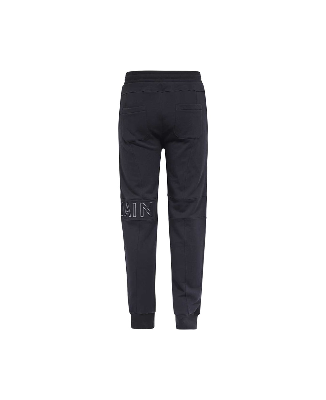 Balmain Cotton Track-pants - blue