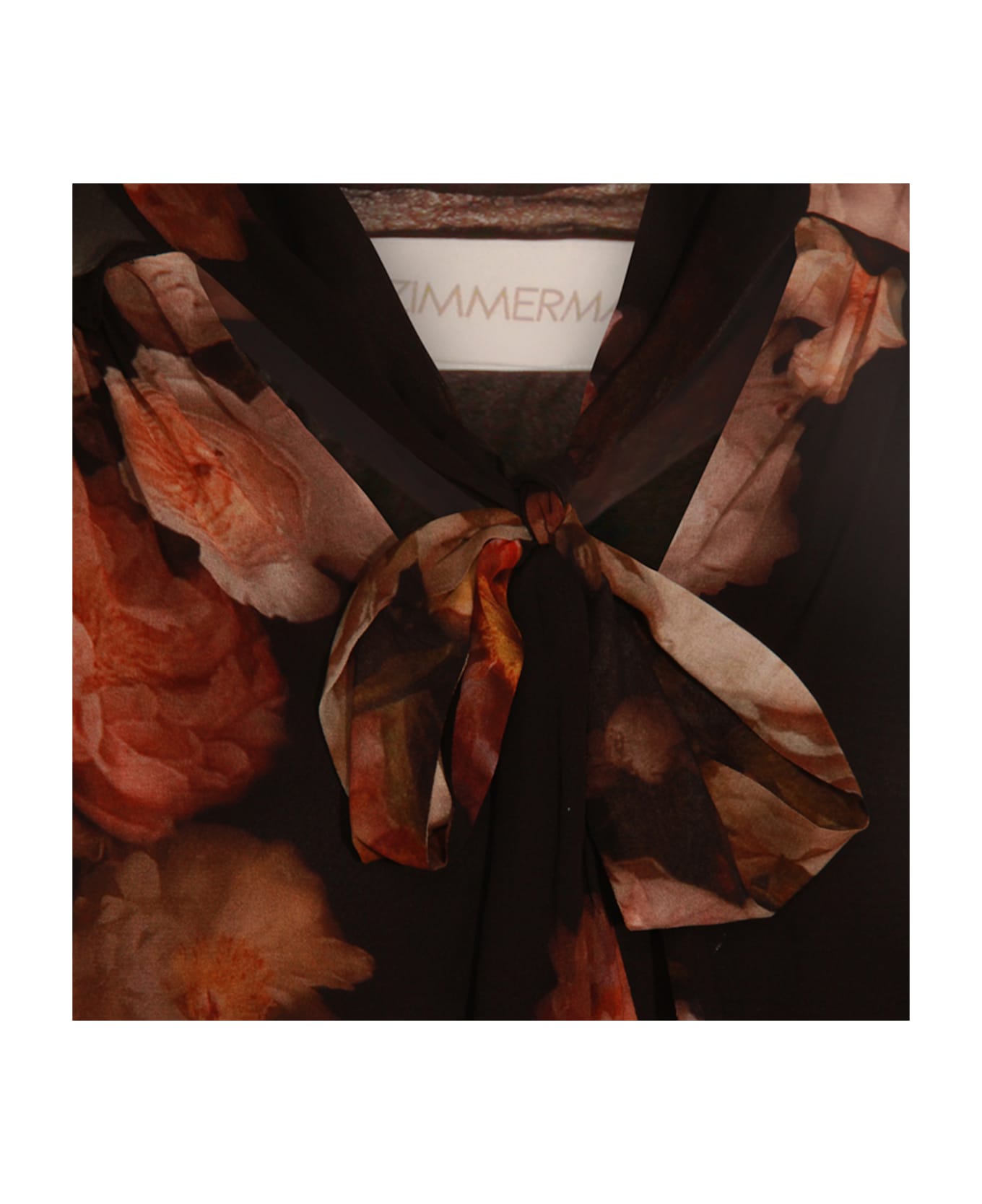 Zimmermann Black Top - RUSSET FLORAL