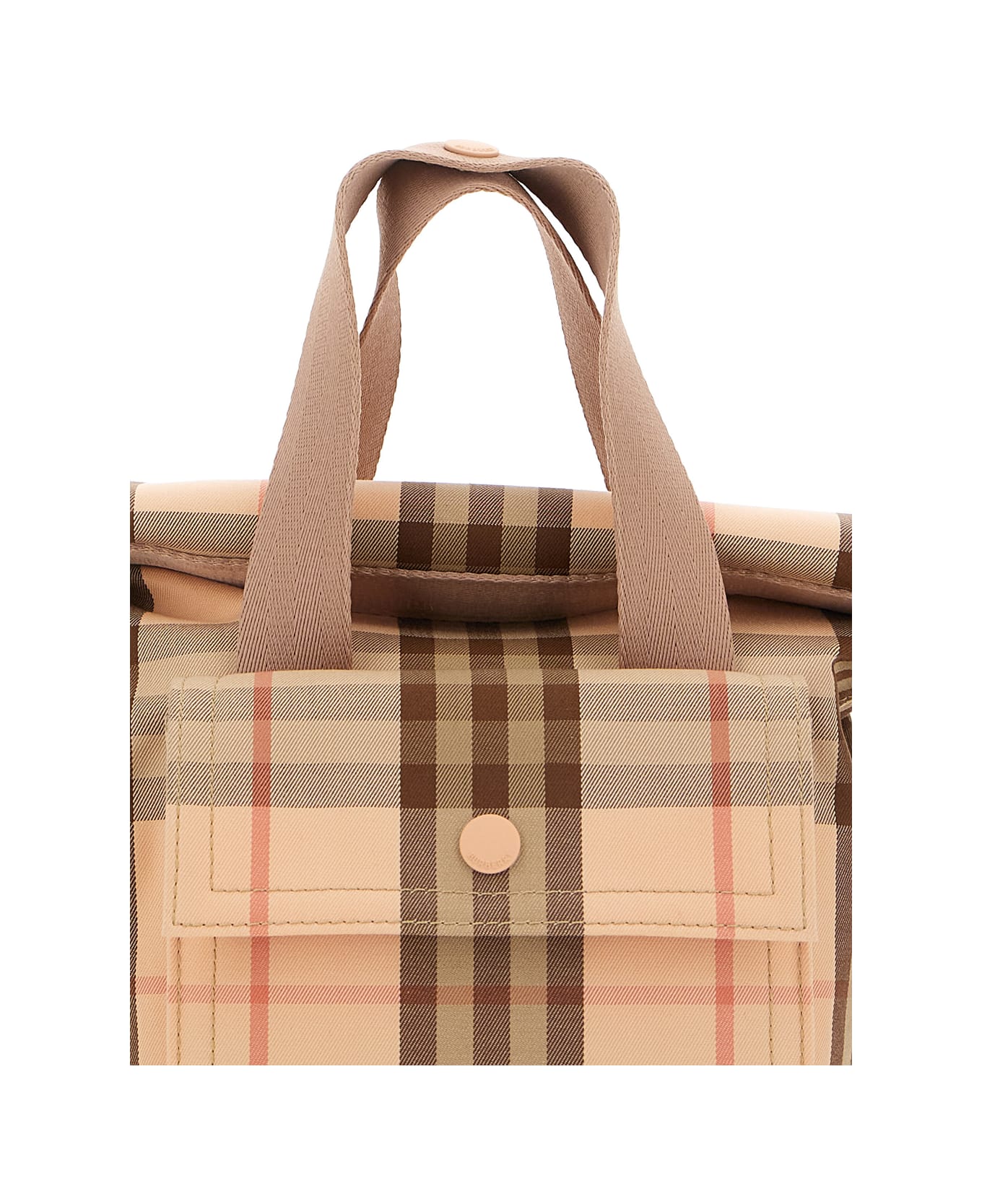 Burberry Sm Check Tote - Beige