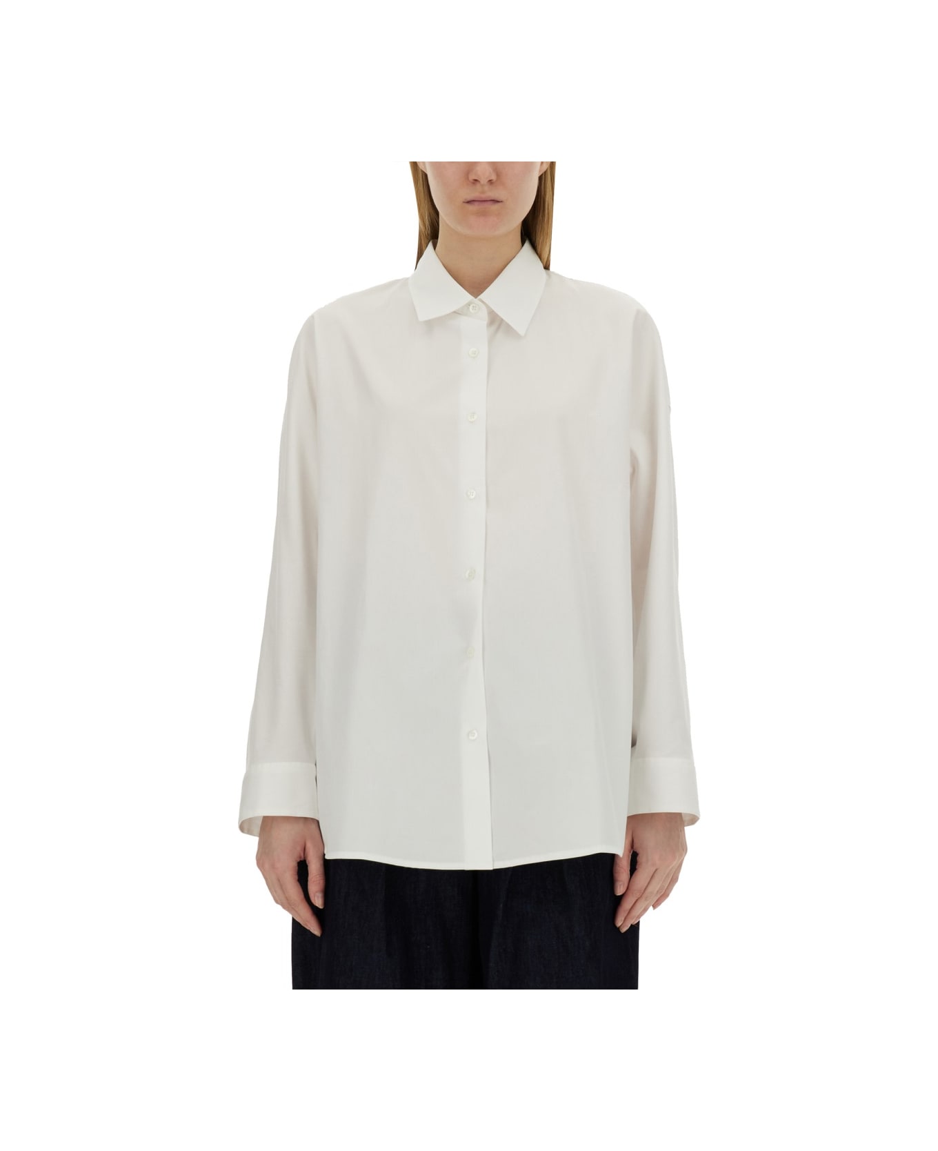 Dries Van Noten Cotton Shirt - WHITE シャツ