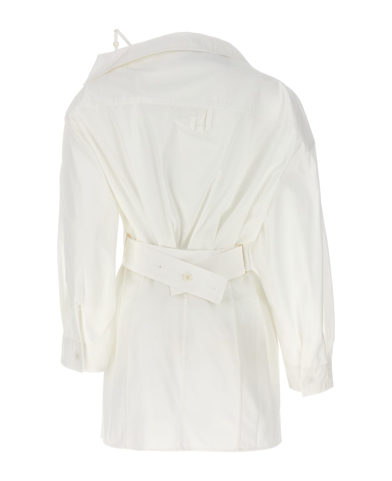 Jacquemus 'la Mini Robe Chemise' Dress - White