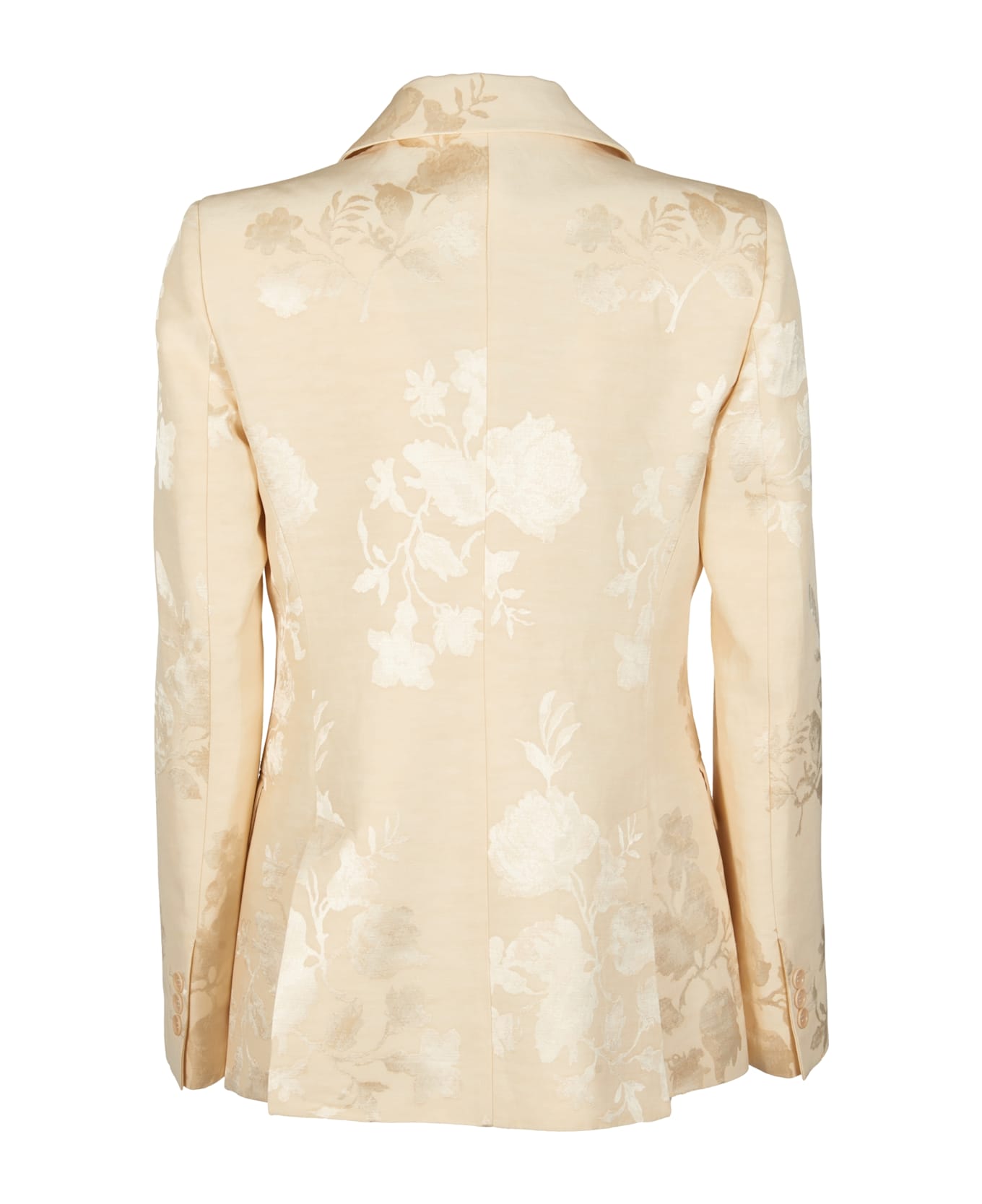 Parosh Single-buttoned Blazer - Bianco