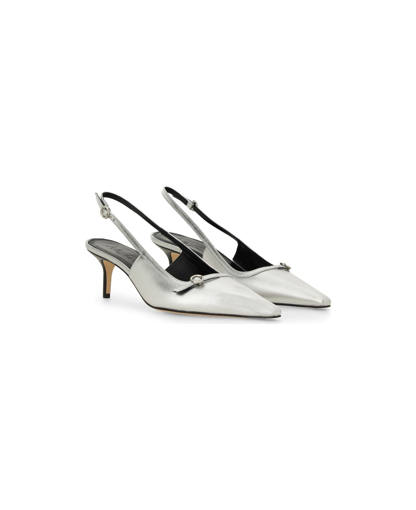 aeyde Slingback "saba" - SILVER