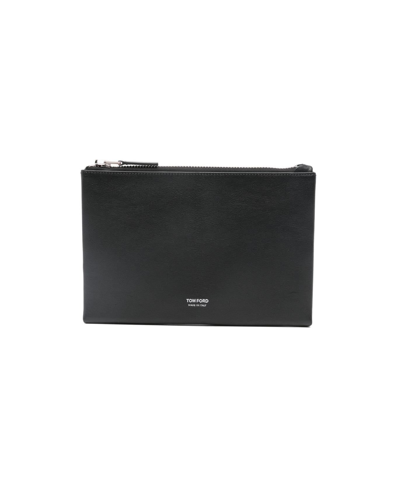 Tom Ford Leather Pouch - Black