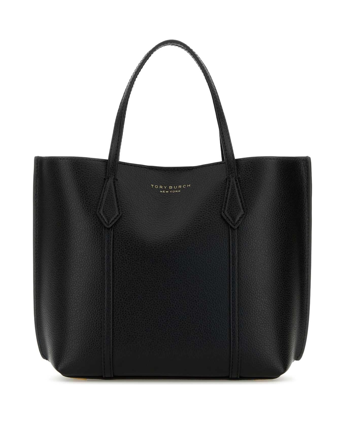 Tory Burch Black Leather Handbag - BLACK