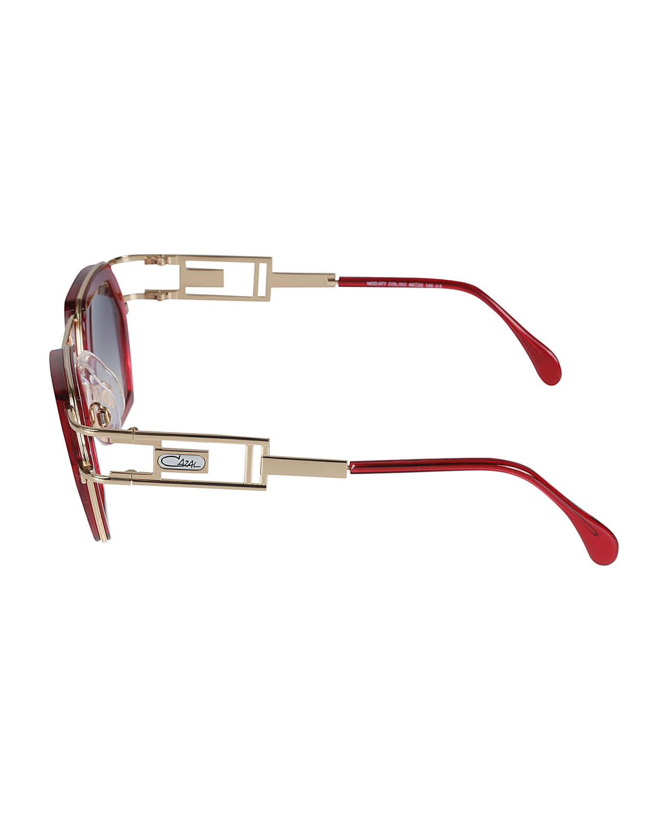 Cazal Hexagon Frame Sunglasses - 002