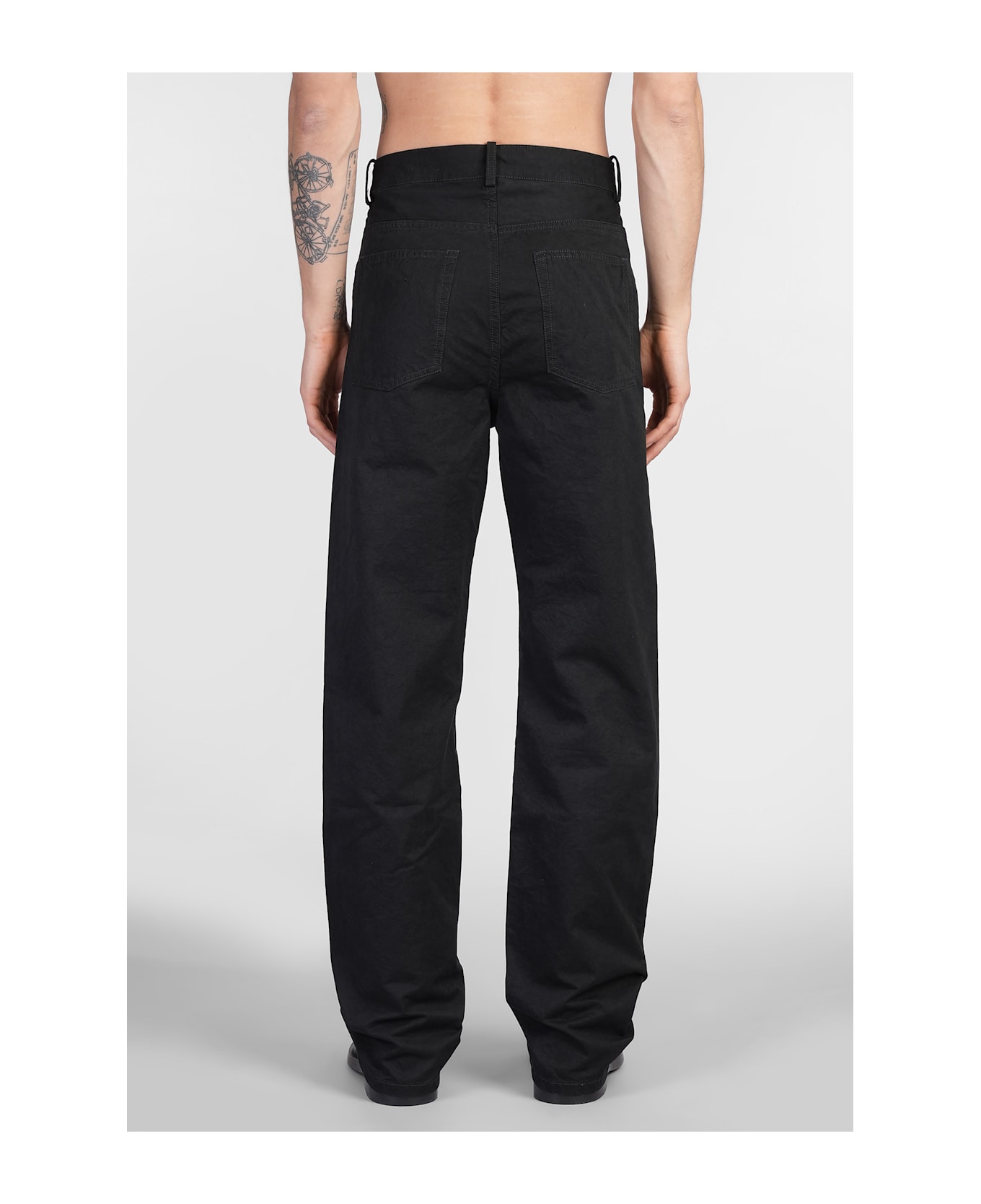 Ann Demeulemeester Ronald Pants In Black Cotton - black