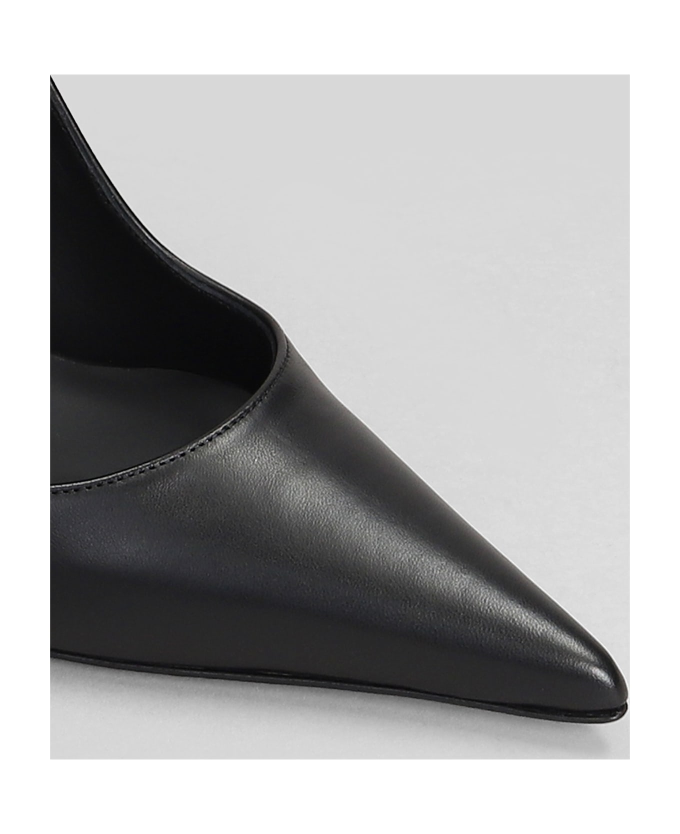 Le Silla Bella Pumps In Black Leather - black