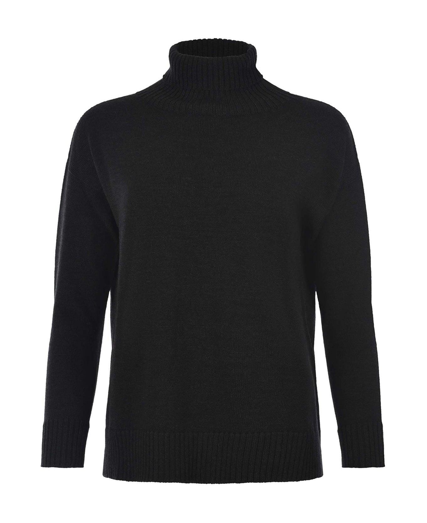 Max Mara Turtleneck Long-sleeved Jumper - Black
