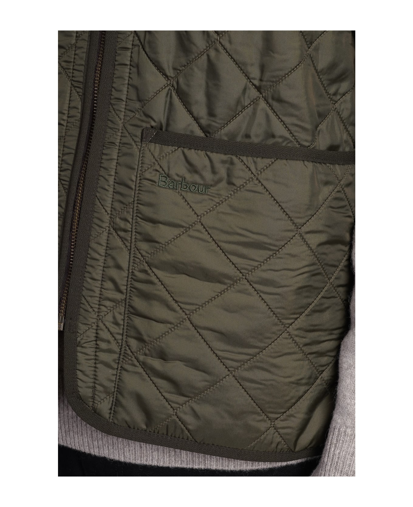 Barbour Vest In Green Polyamide - Green