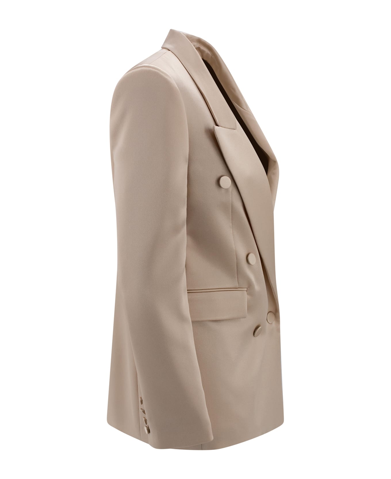 MVP Wardrobe Double-breasted Jacket - Beige
