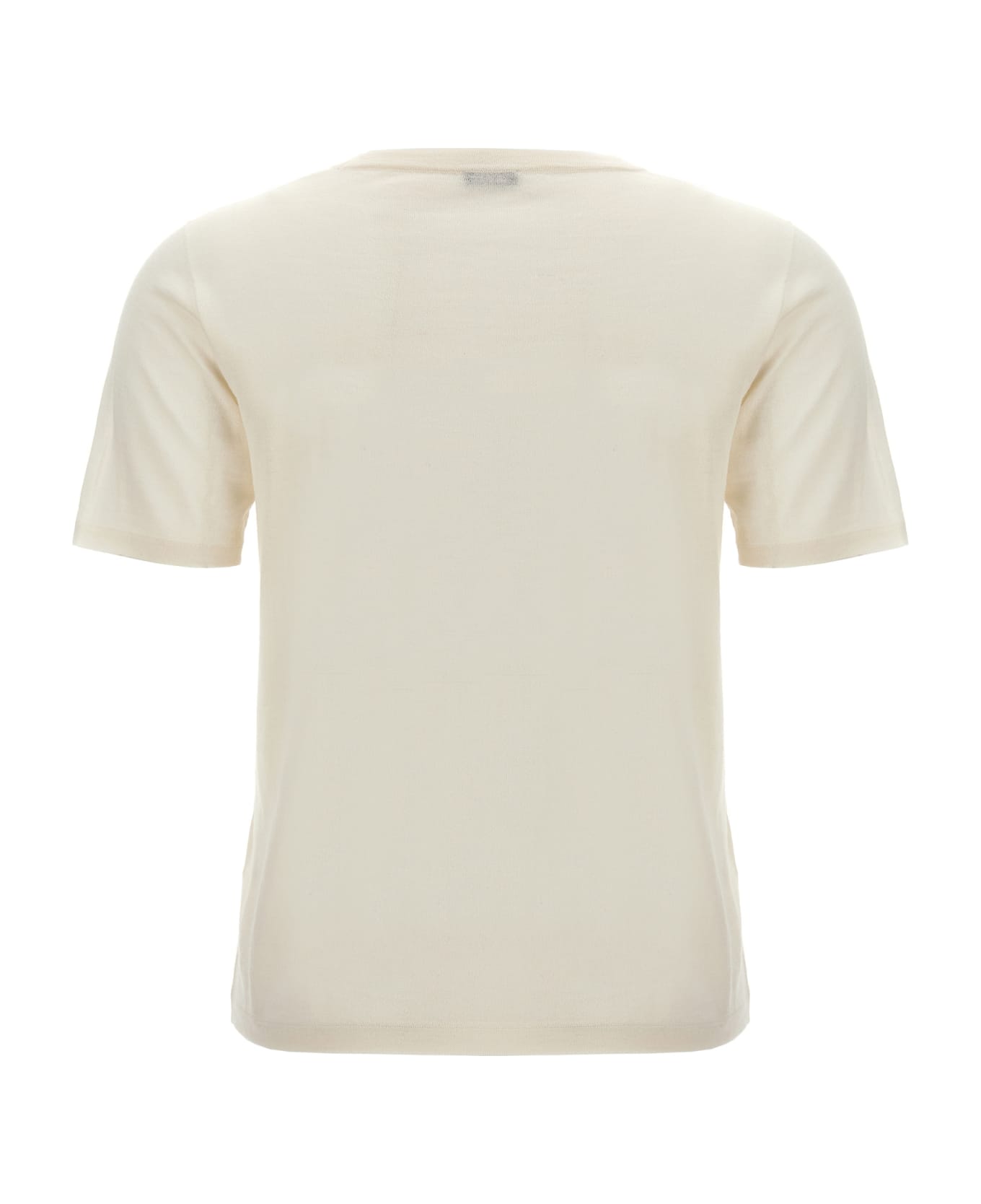 Kiton Silk Cashmere T-shirt - White