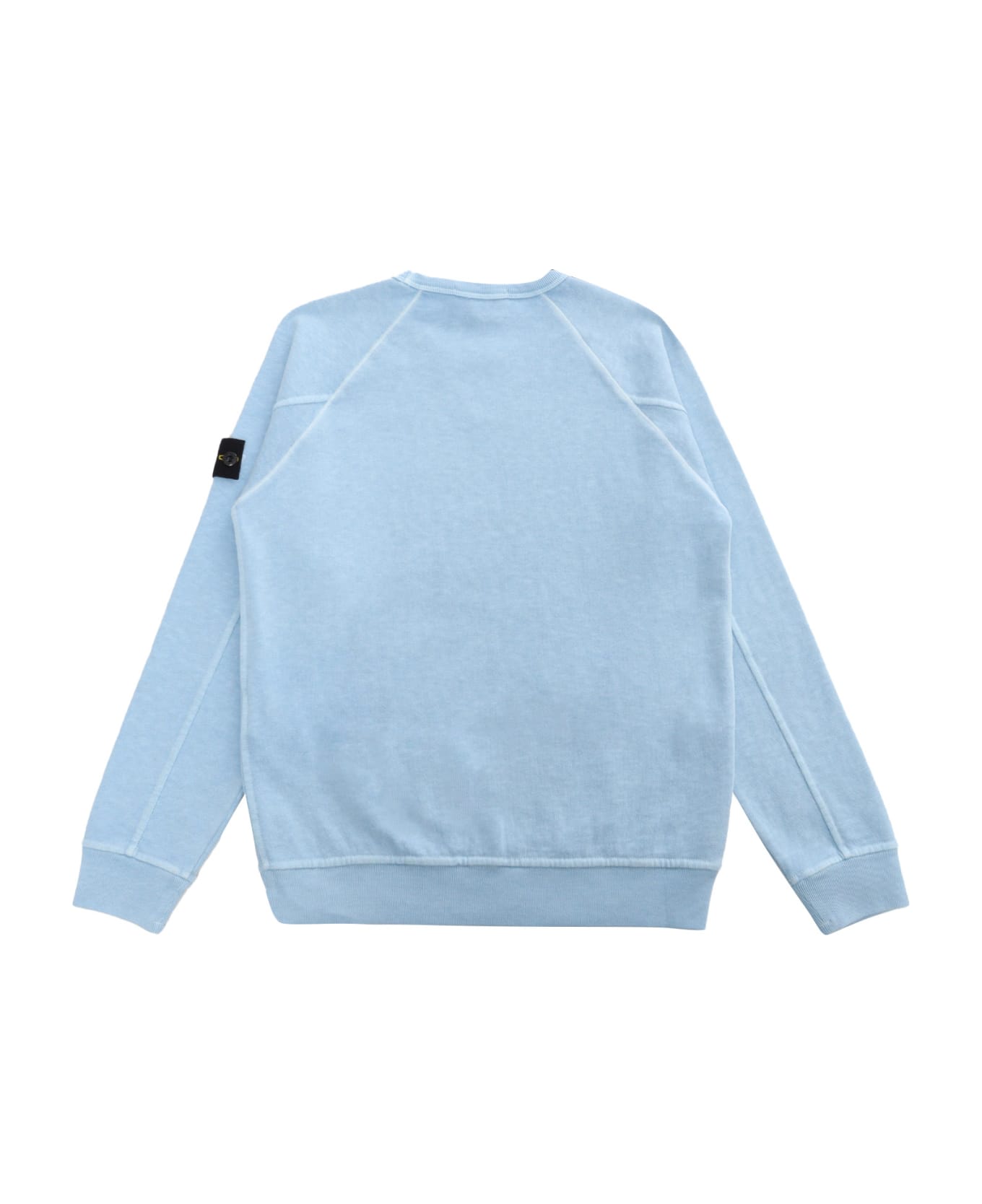 Stone Island Junior Light Blue Sweatshirt - LIGHT BLUE