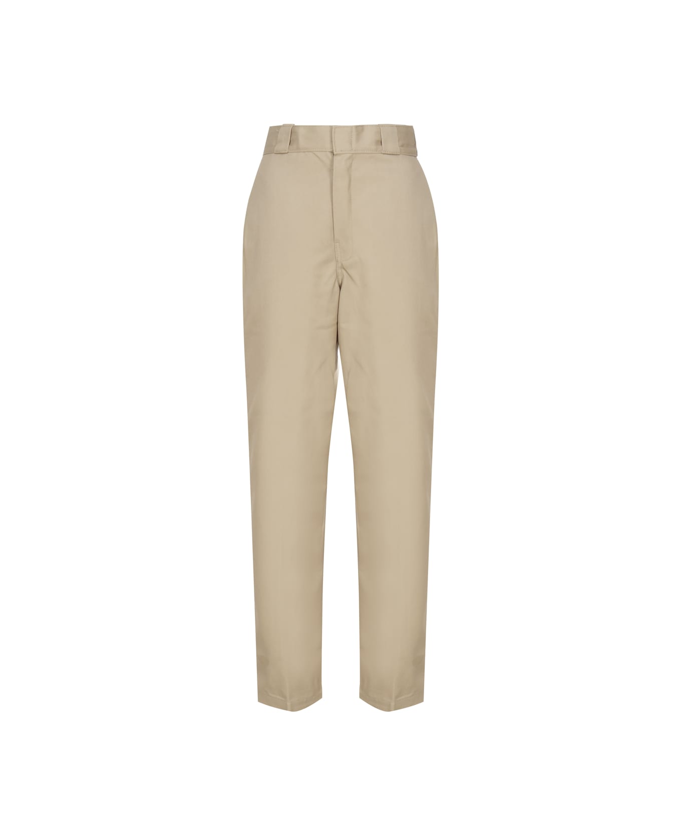 Dickies Straight Leg Cotton Trousers - Beige