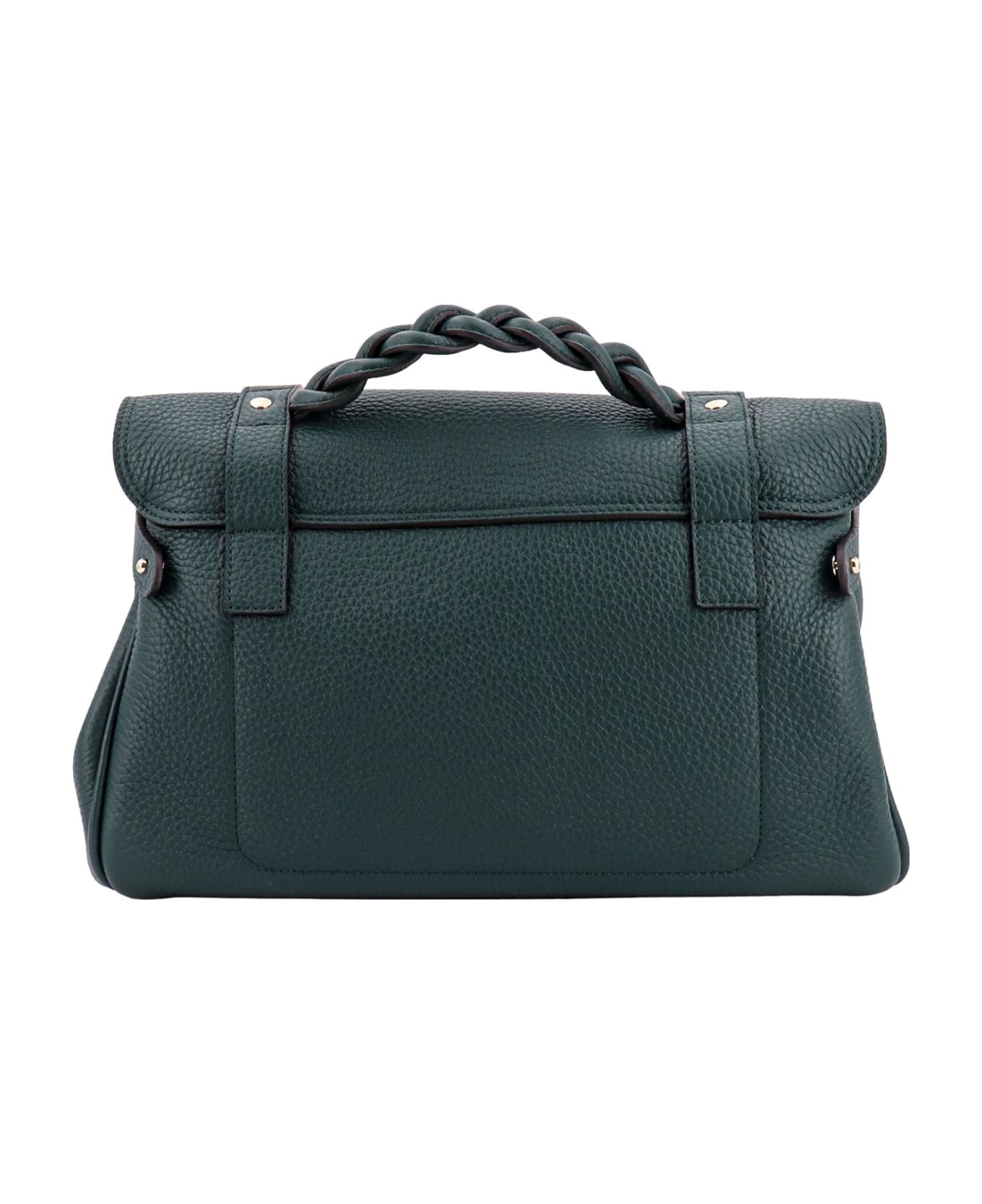 Mulberry Woman
s Alexa Heavy Green Leather Handbag - Green
