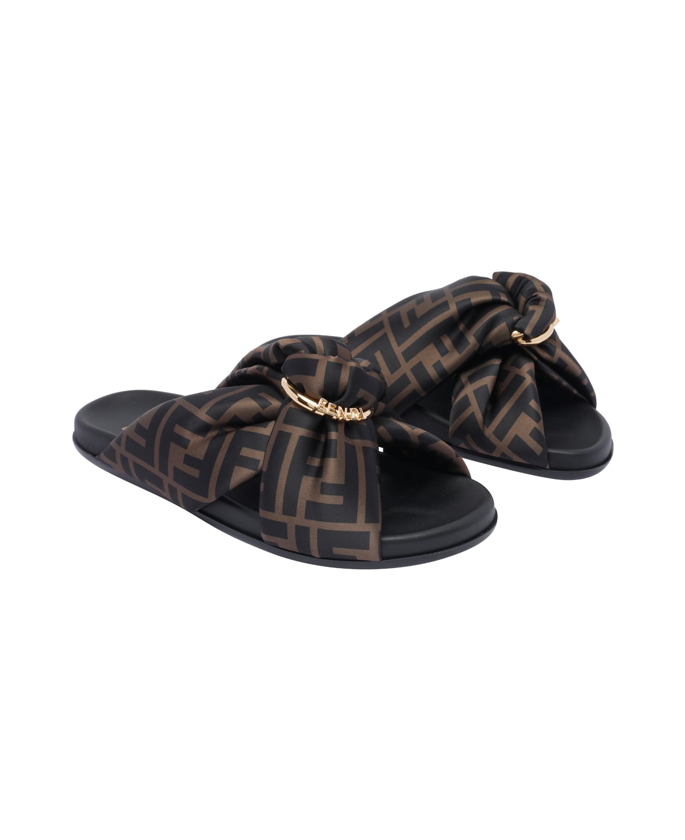 Fendi Feel Slide - Brown