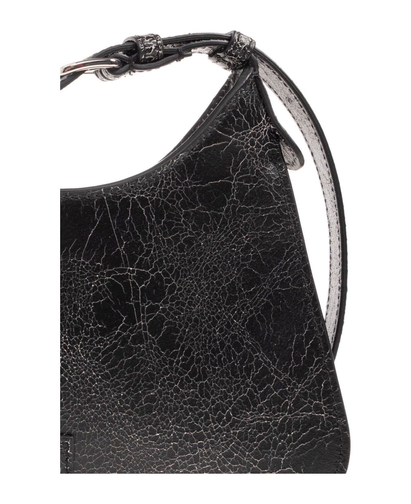 Acne Studios Platt Zip-up Shoulder Bag - BLACK