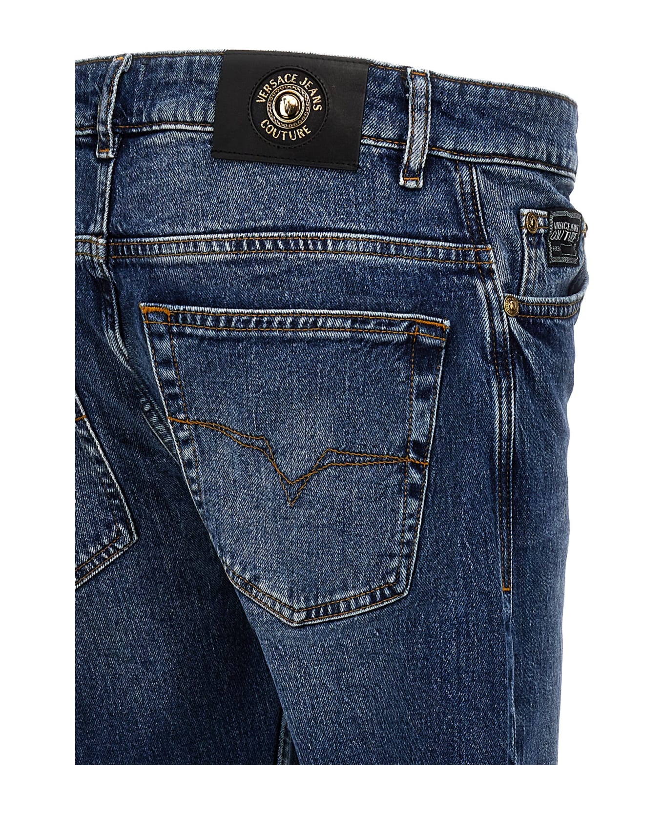 Versace Jeans Couture 5 Pocket Pants - Blue