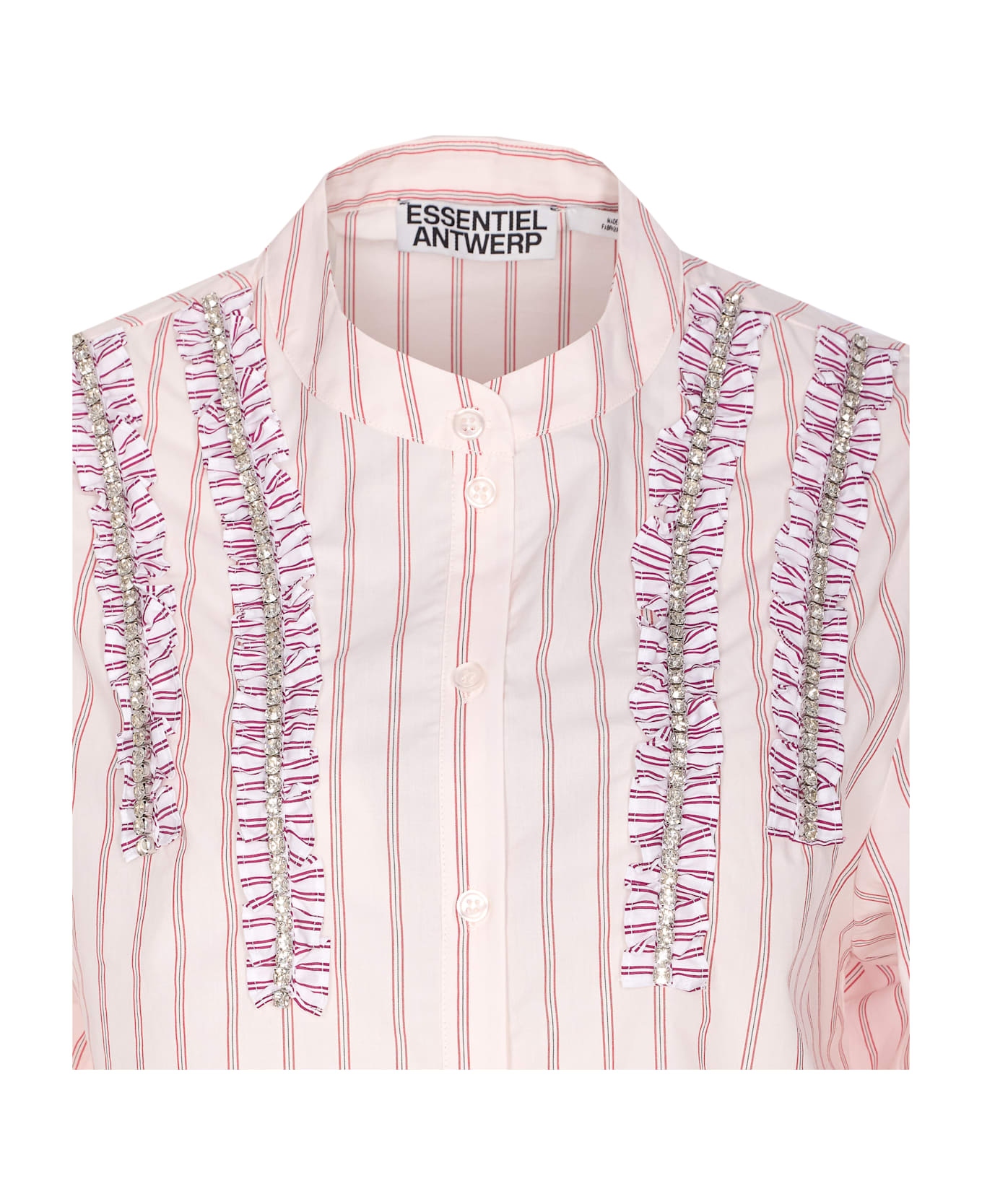 Essentiel Antwerp Ifrill Rhinestone Shirt - White