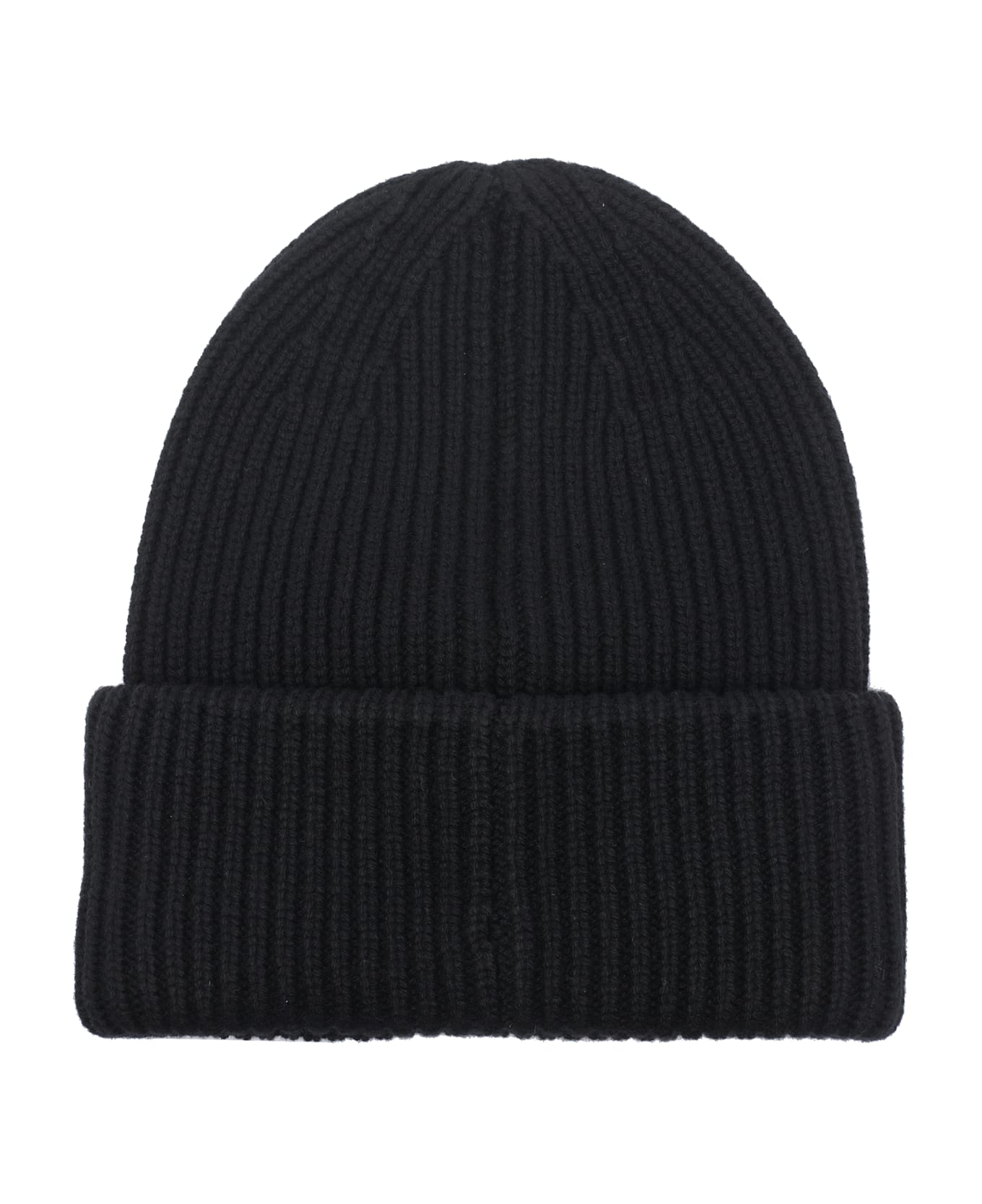 Moncler Logo Hat - Black