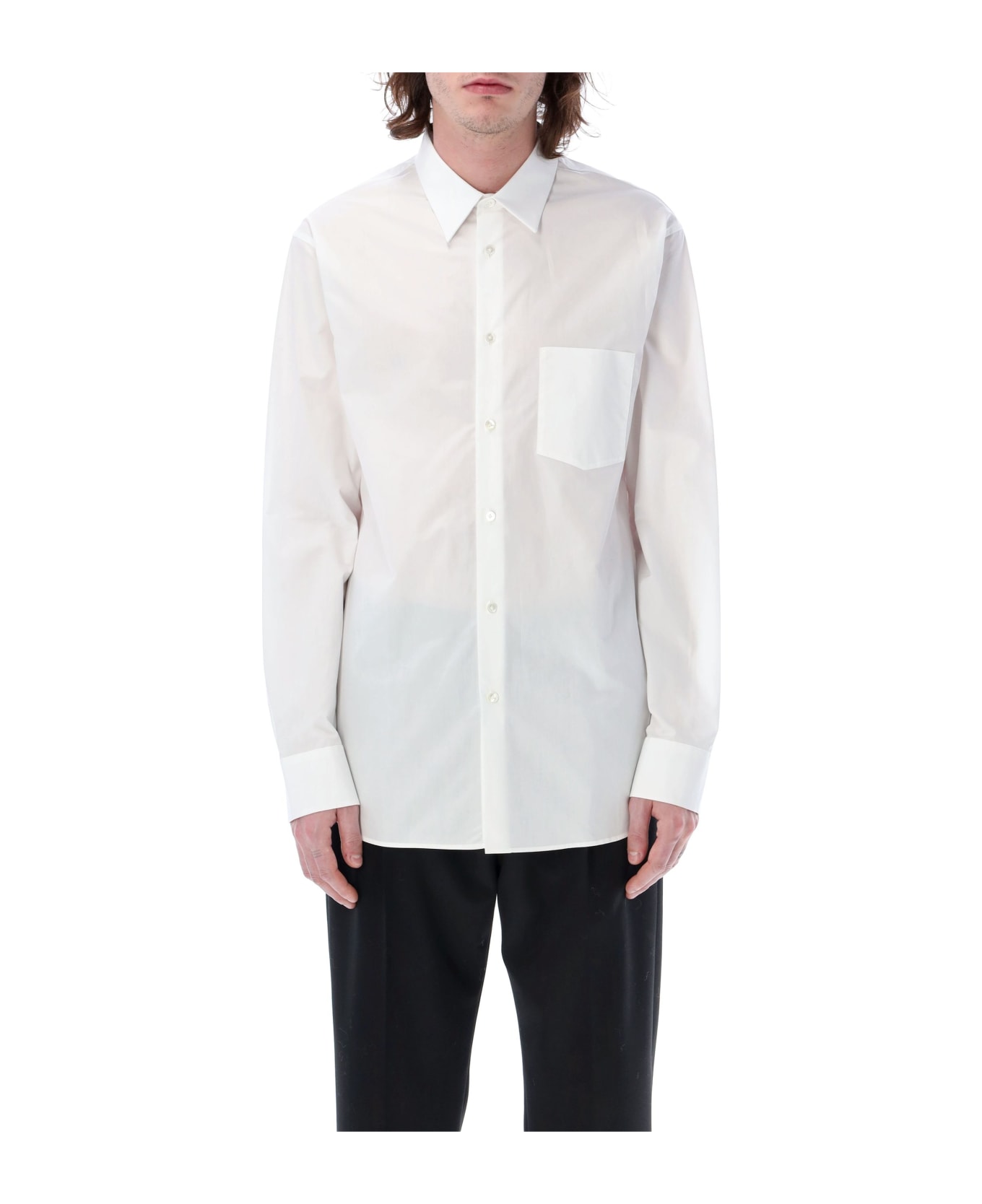Lanvin Patch Pocket Shirt - WHITE
