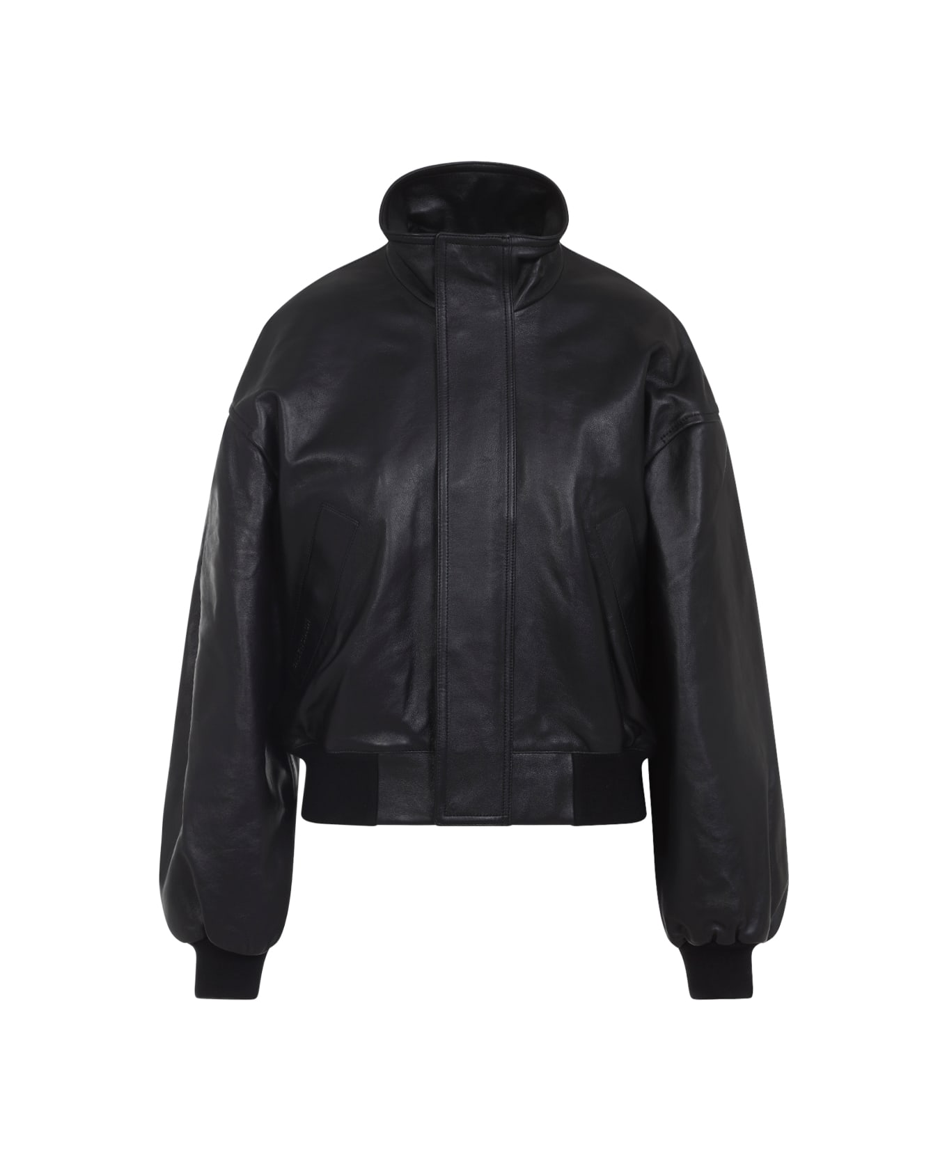 Balenciaga Leather Jacket - Black
