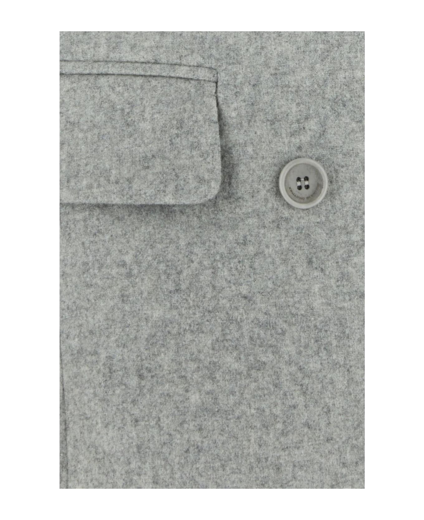 Ermanno Scervino Gray Cotton Blend Loose Fit Boyfriend Jeans main image 0