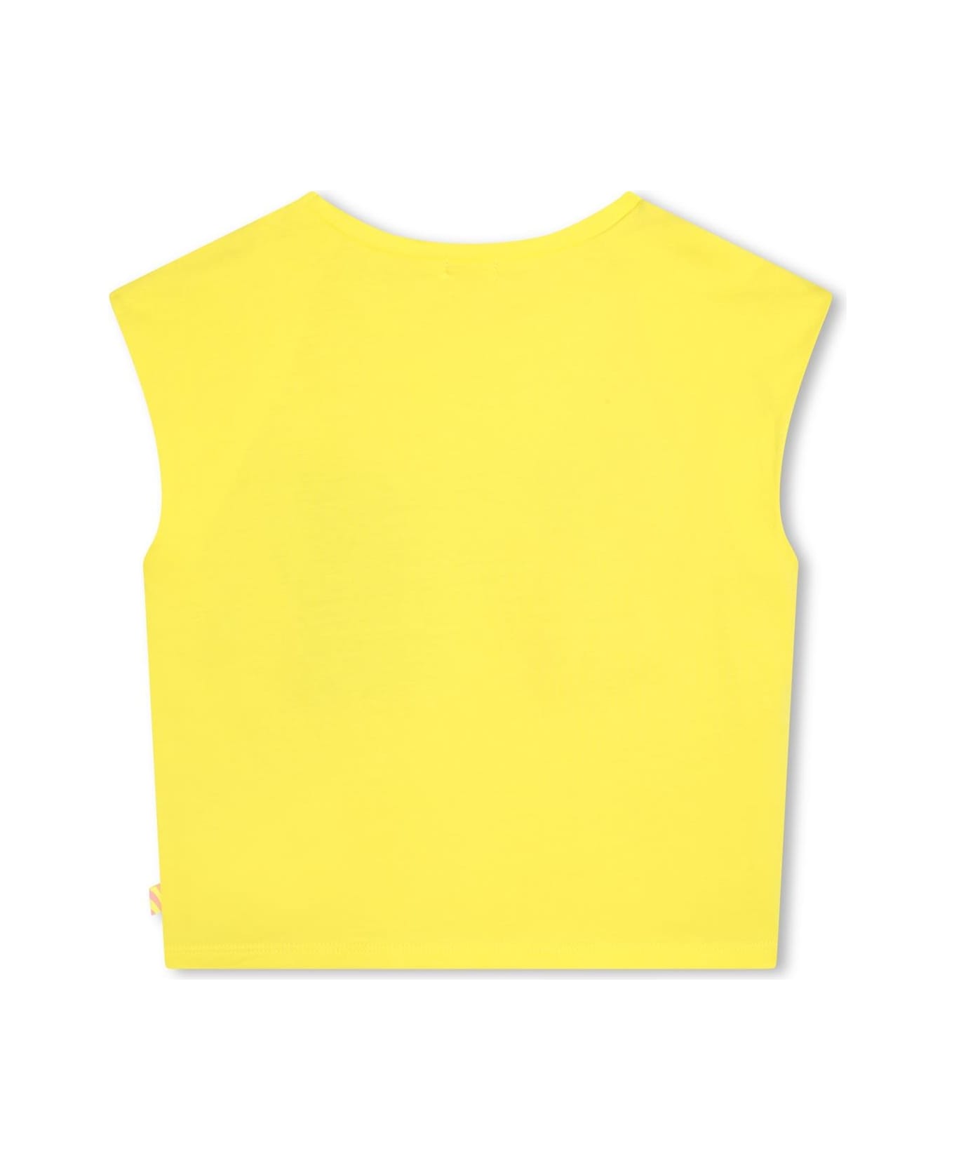 Billieblush T-shirt Con Stampa - Yellow