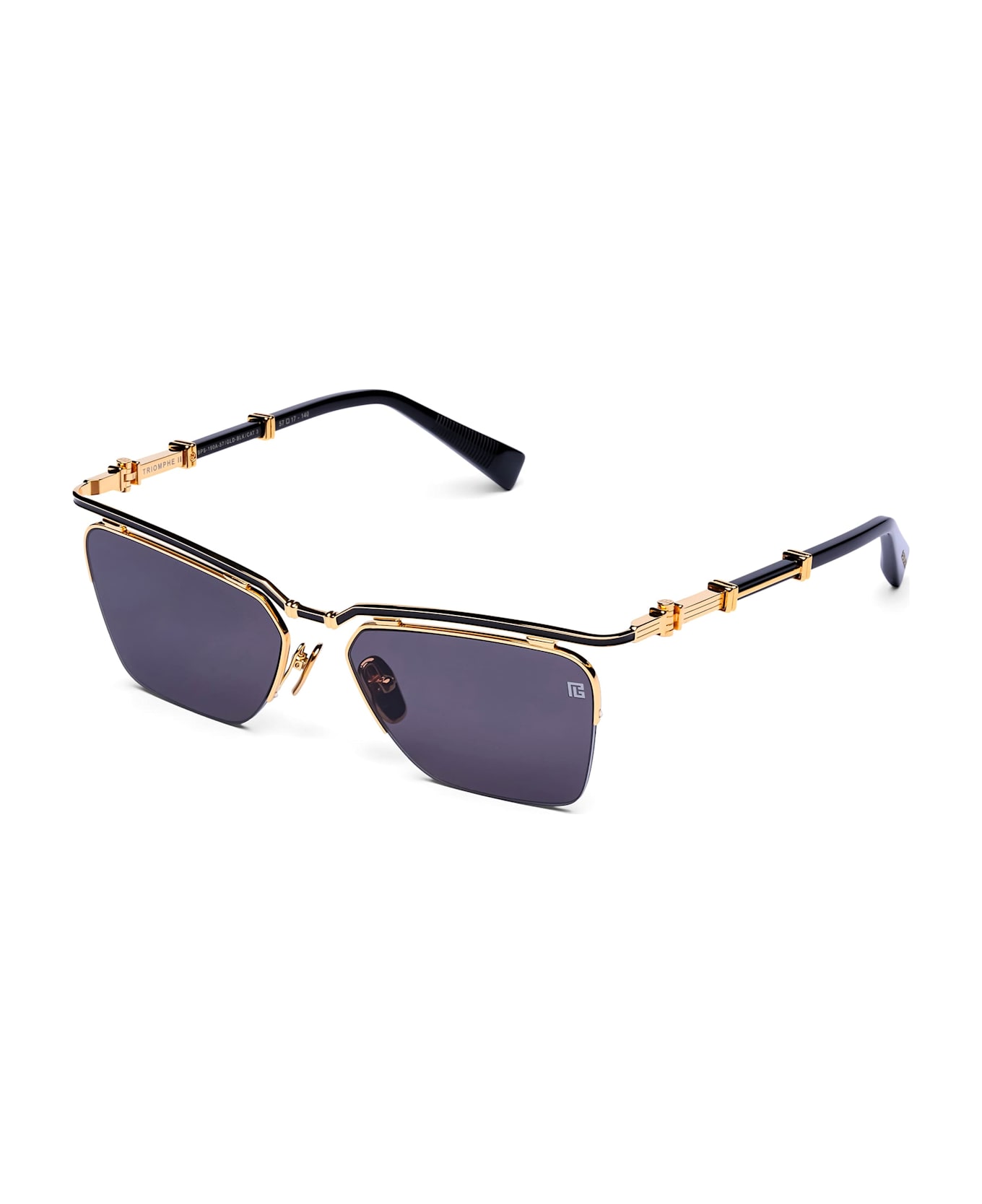 Balmain Triomphe Ii - 18k Gold / Black Sunglasses - gold/black