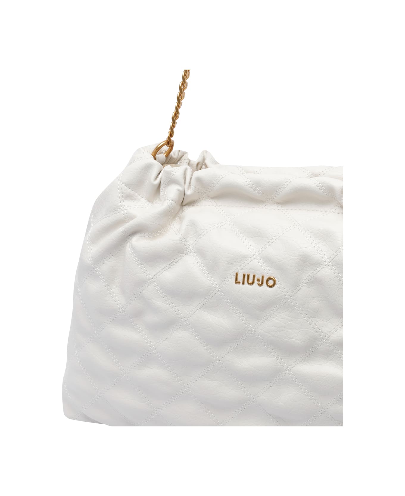 Liu-Jo Logo Shoulder Bag - White