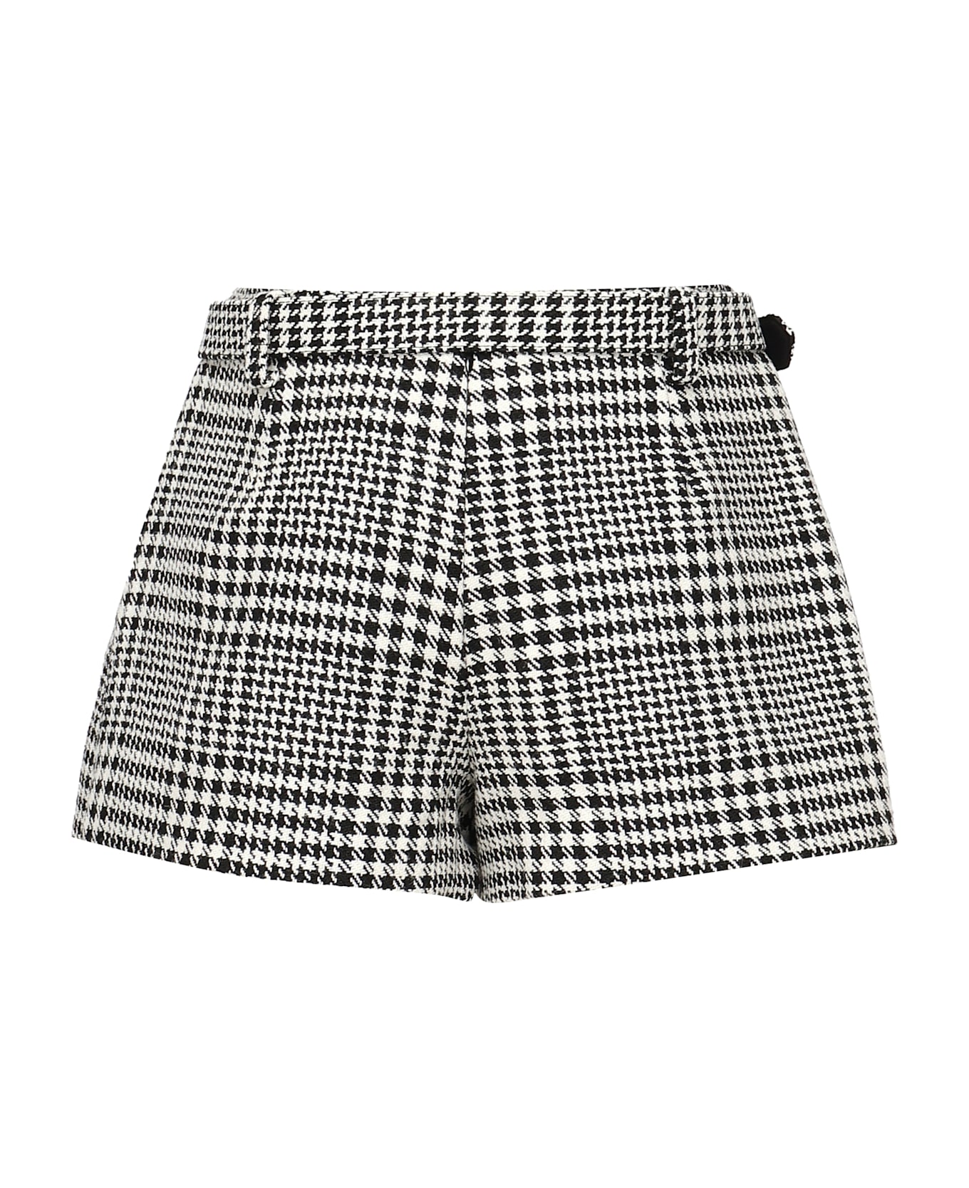 self-portrait Pied-de-poule Skort - Black