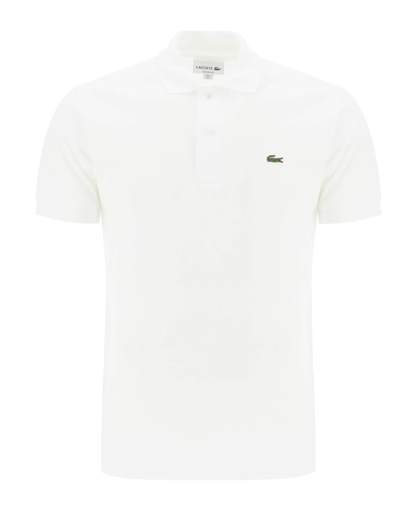 Lacoste Cotton Piquet Polo - Blanc