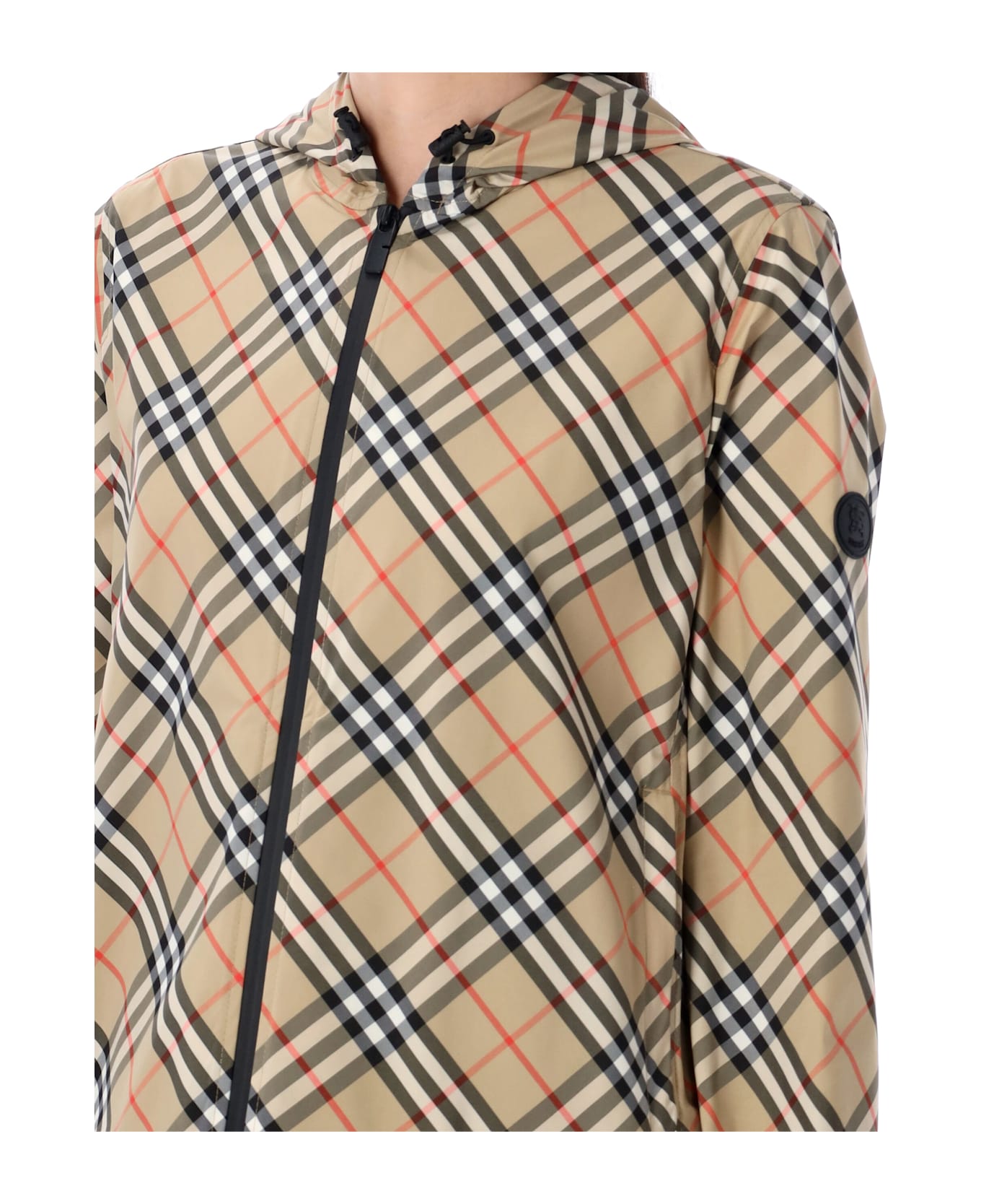 Burberry London Check Hooded Jacket - SAND IP CHECK