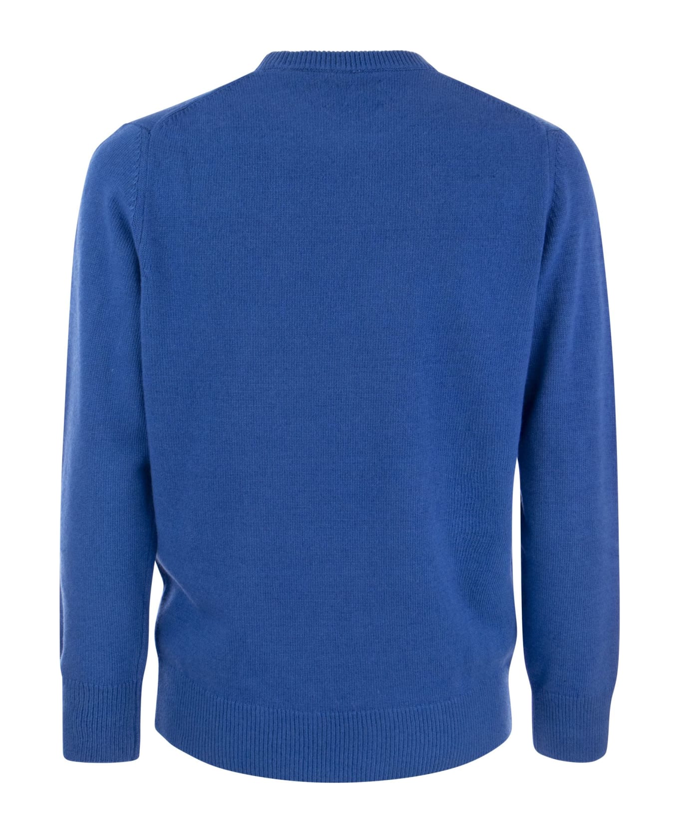 MC2 Saint Barth Aperol Spritz Wool And Cashmere Blend Jumper Sweater - BLUETTE