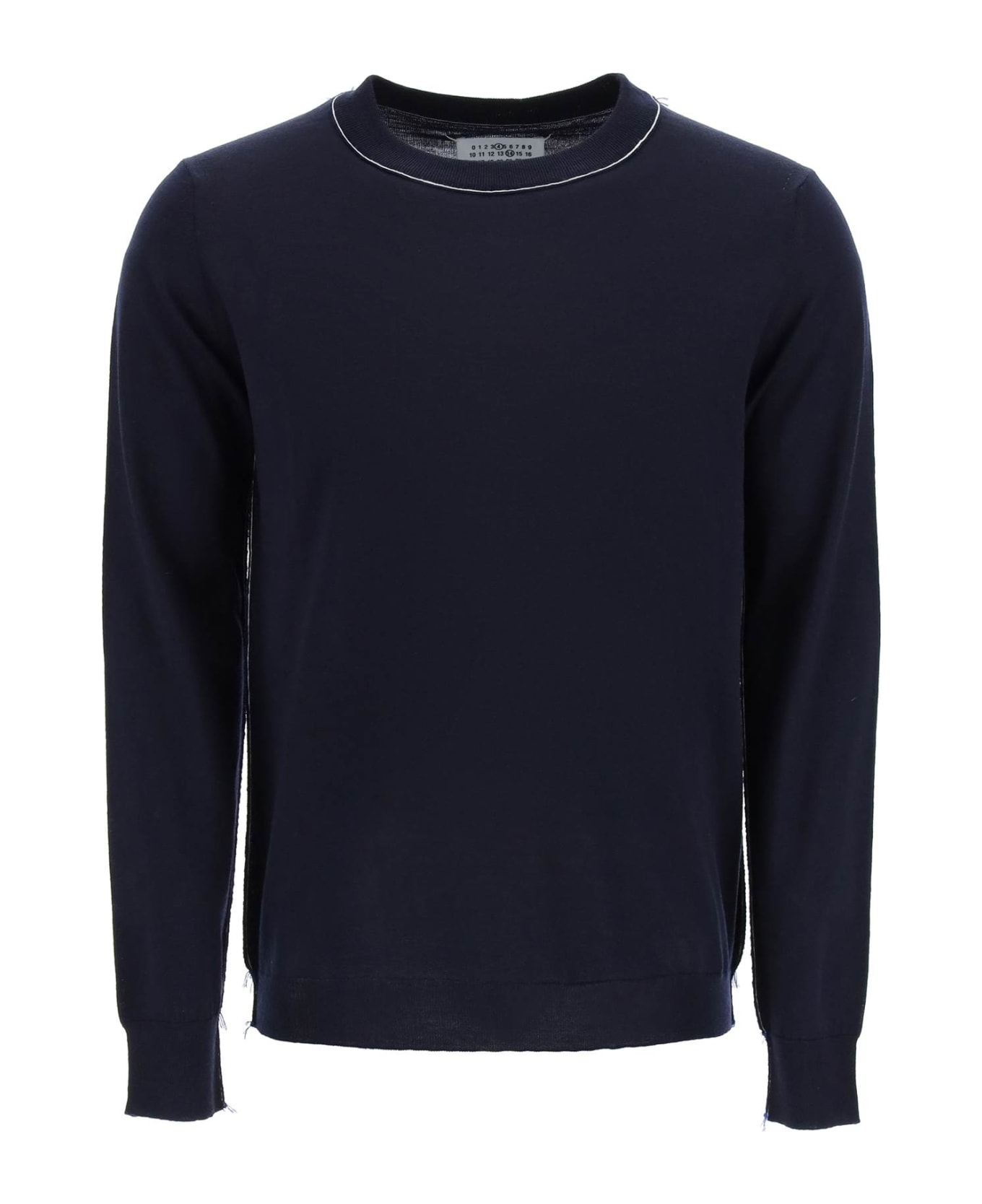 Maison Margiela Wool Sweater With Inside-out Seams | italist, ALWAYS ...