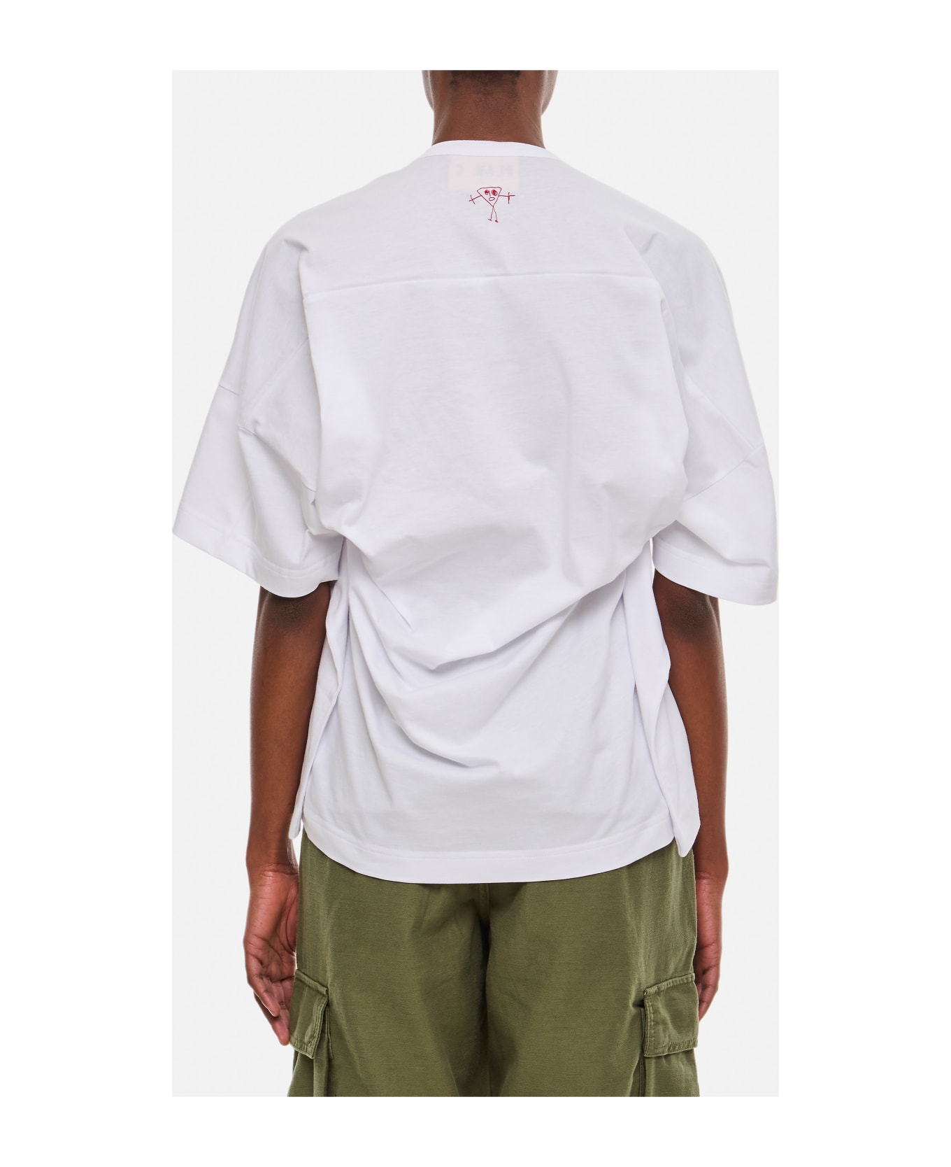 Plan C Relaxed Fit Jersey T-shirt - White