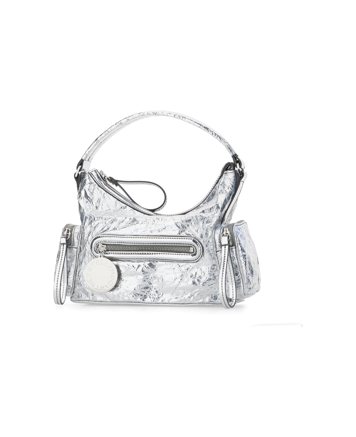 Stella McCartney Silver Polyester Small Dartmoor Handbag - SILVER