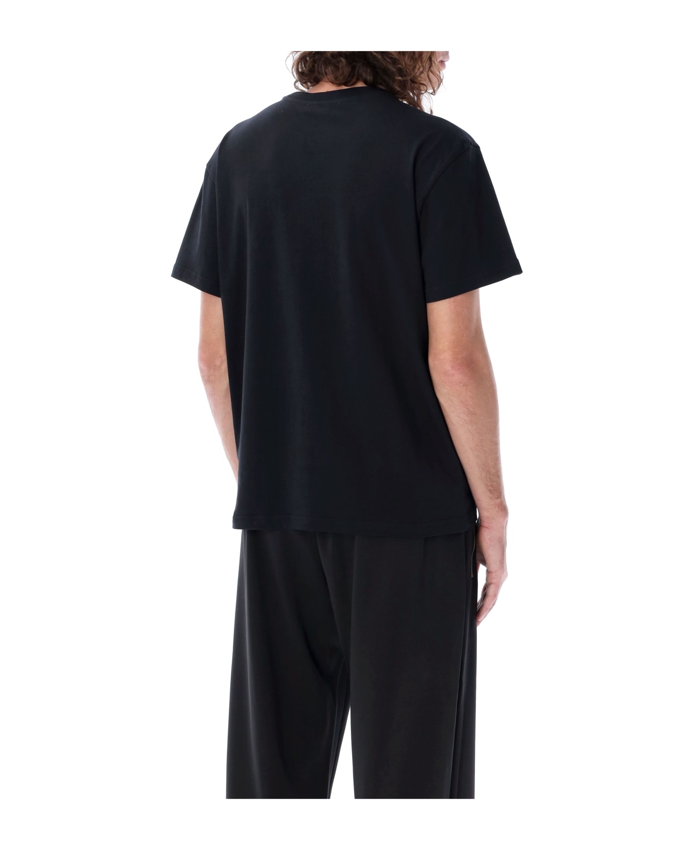 J.W. Anderson T-shirt With Logo Embroidery - BLACK シャツ