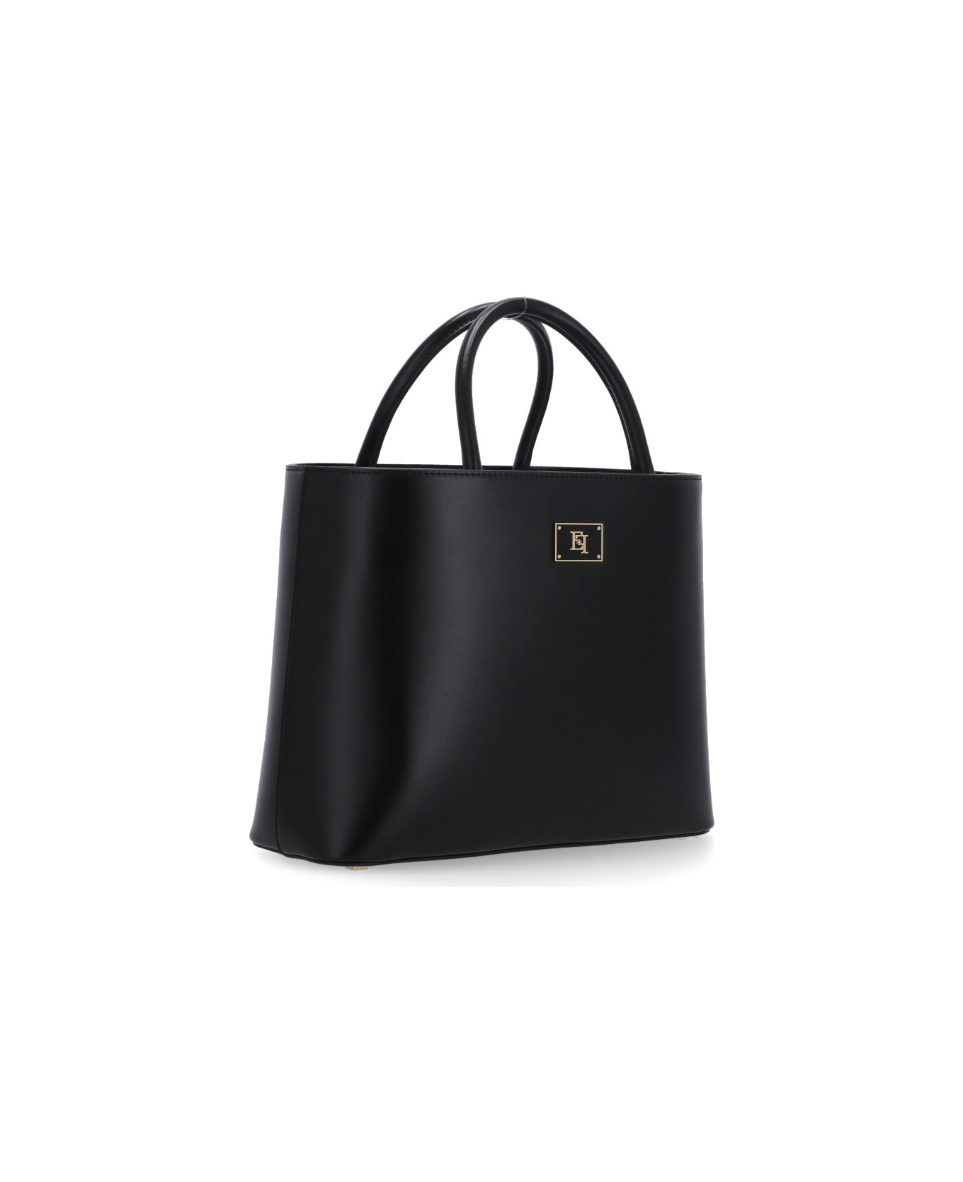 Elisabetta Franchi Shopper Bag Elisabetta Franchi - Black トートバッグ
