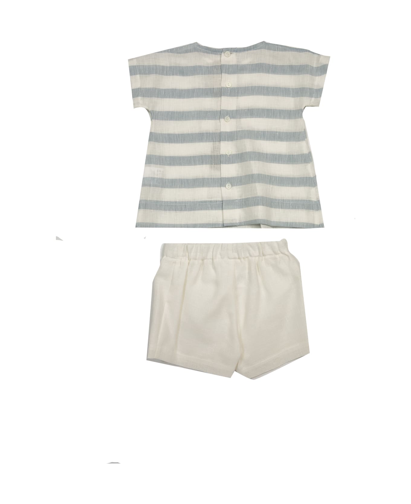La stupenderia Linen T-shirt And Shorts