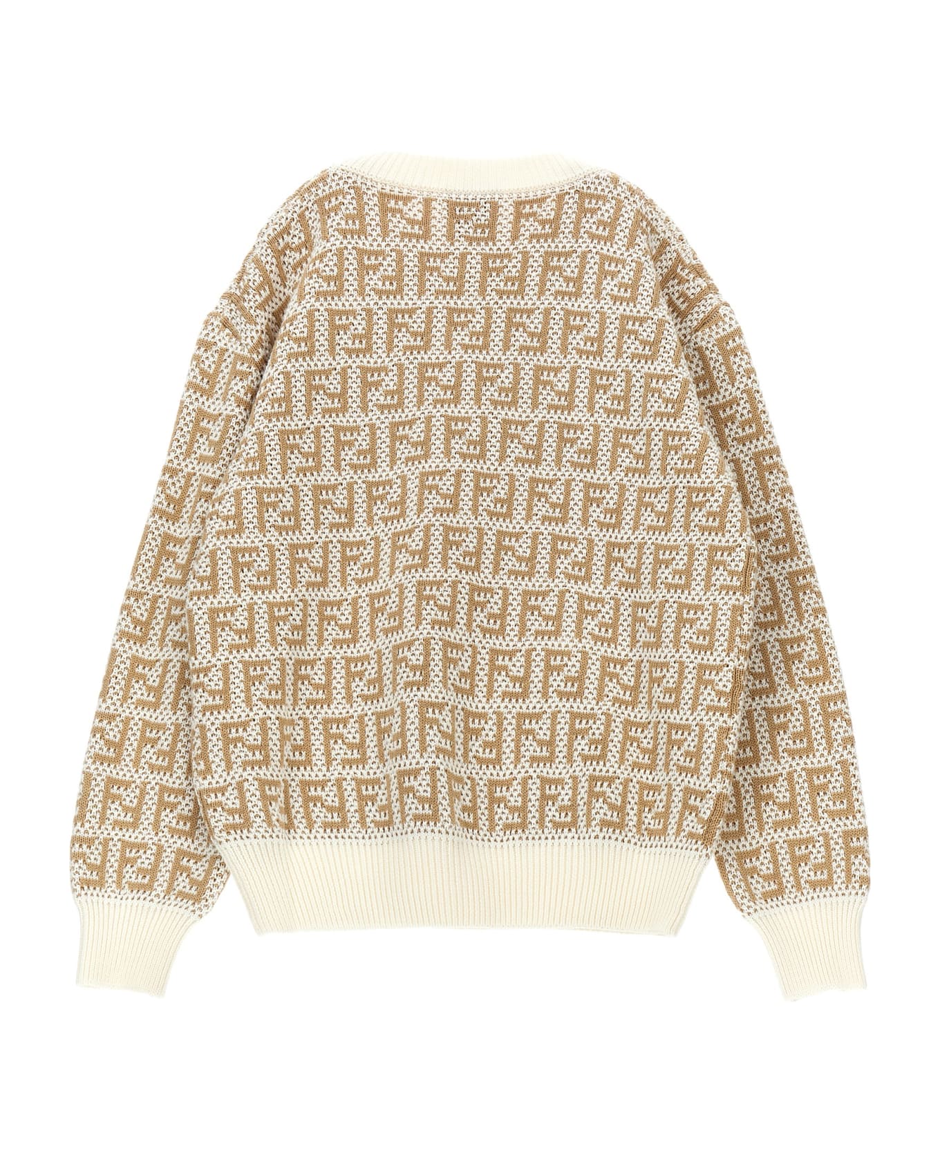 Fendi 'ff' Sweater - White