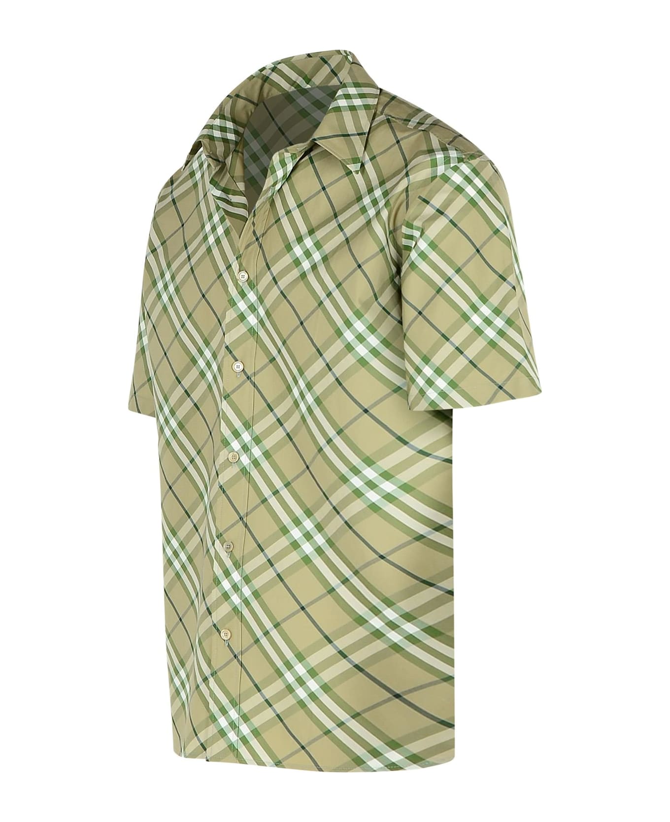 Burberry Green Cotton Shirt - Green