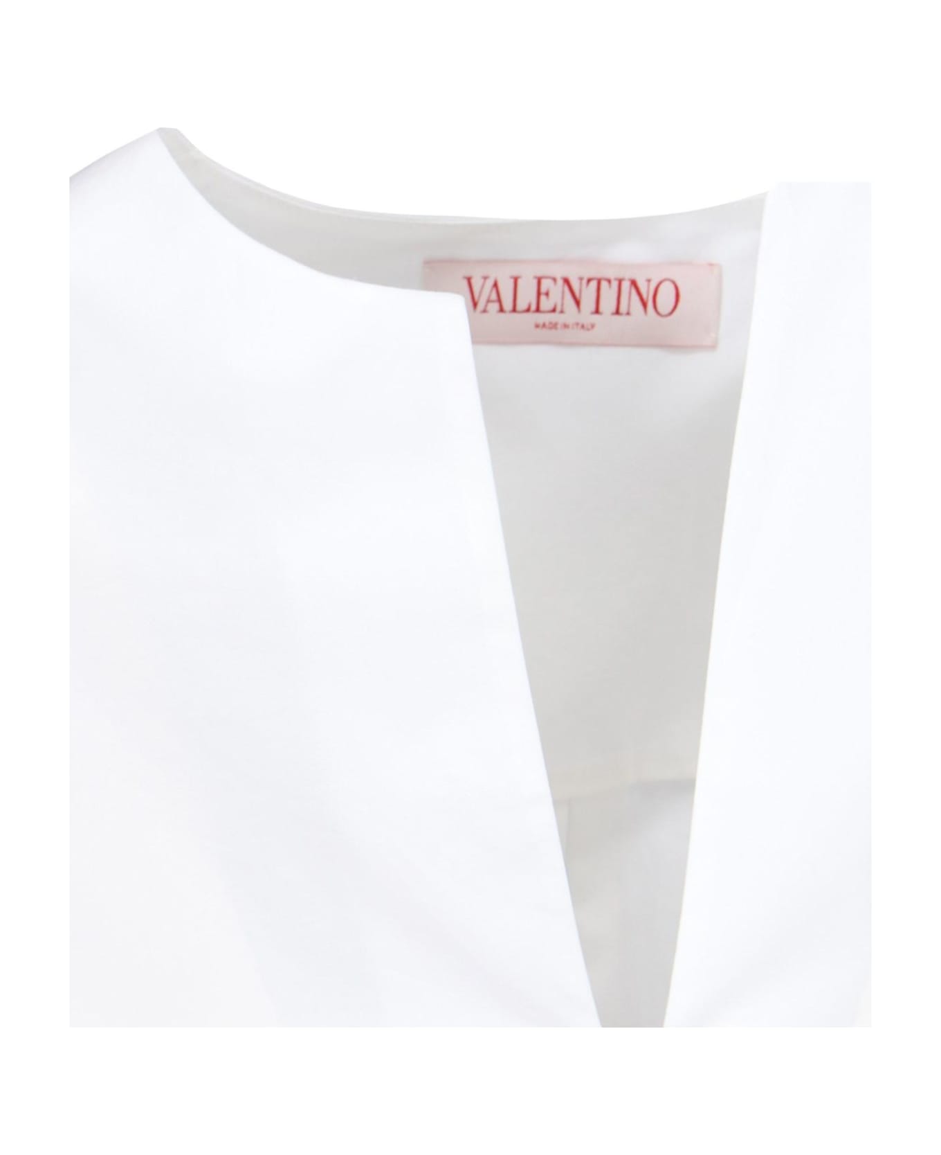 Valentino Logo Top - White