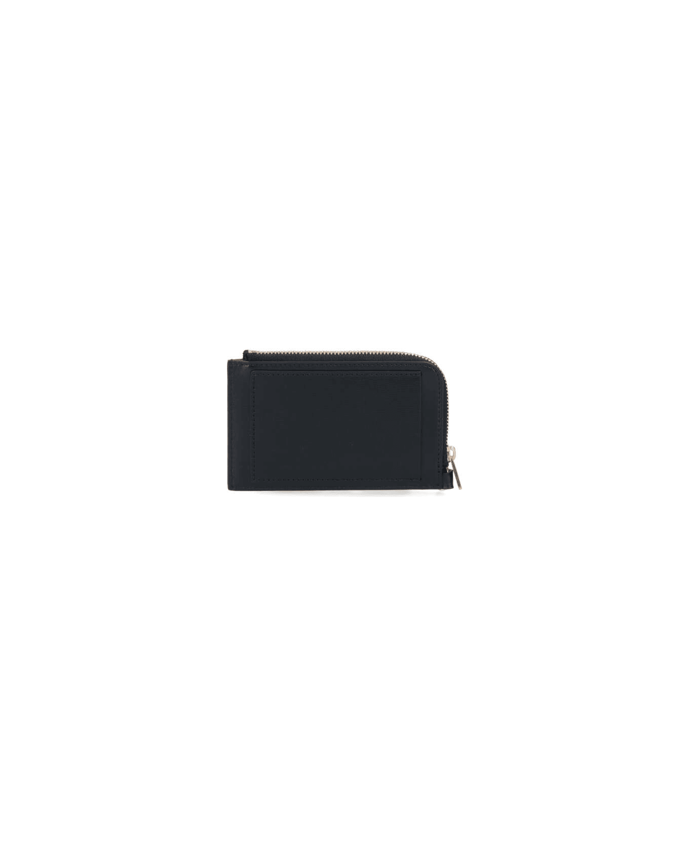 Jil Sander Logo Shoulder Card Holder - Black   財布